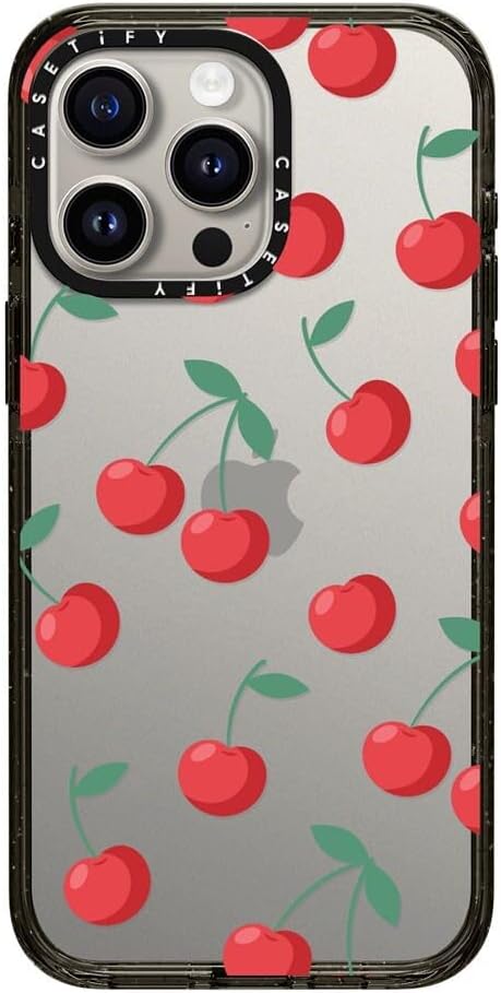 Casetify Impact - Custodia iPhone 15 Pro Max, Ciliegie - immagine 1