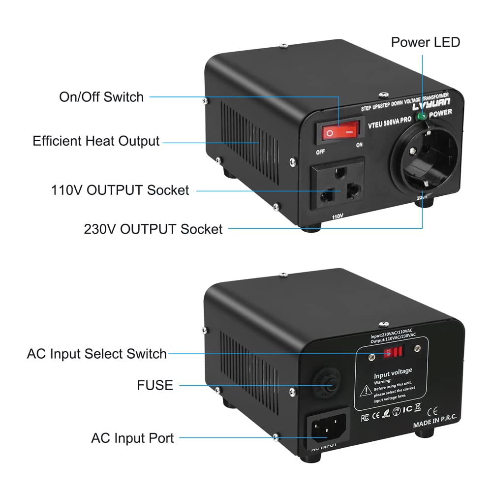 Cantonape Convertitore di Tensione 500W - immagine 4