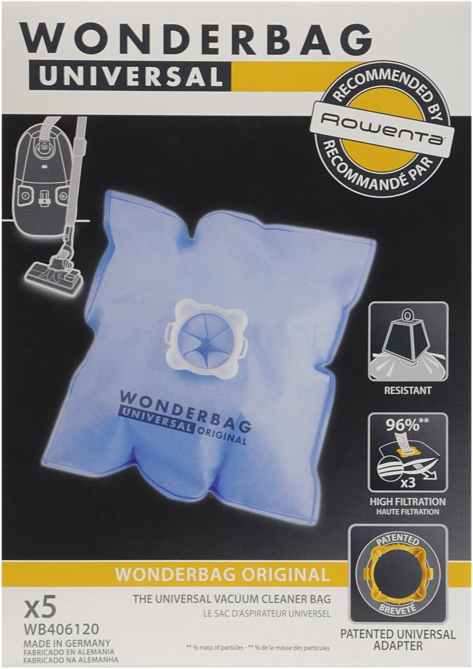 Wonderbag WB406120 - Sacchetto Aspirapolvere Universale 5Pz - immagine 1