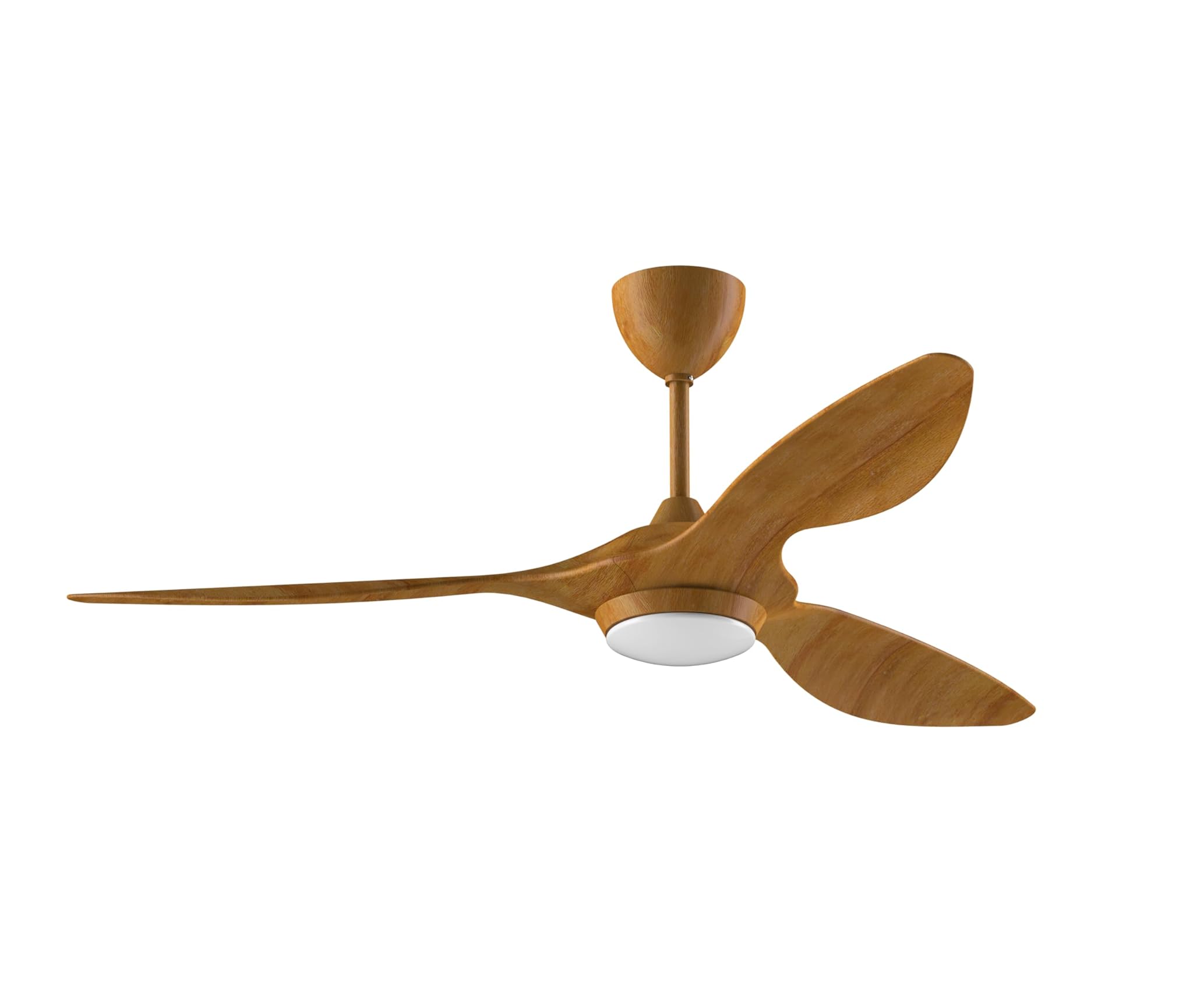 Reiga Ventilatore da Soffitto 132cm con Luce LED Dimmerabile