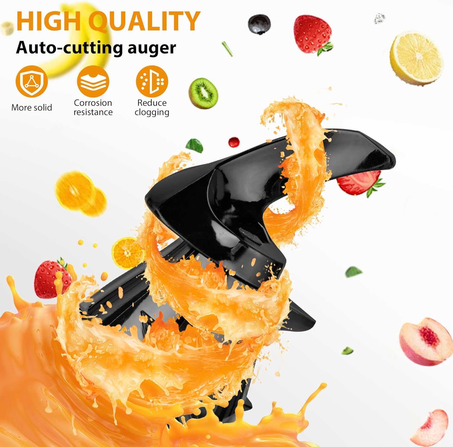 Pukomc Macchine per spremiagrumi a freddo, GRIGIO - immagine 3