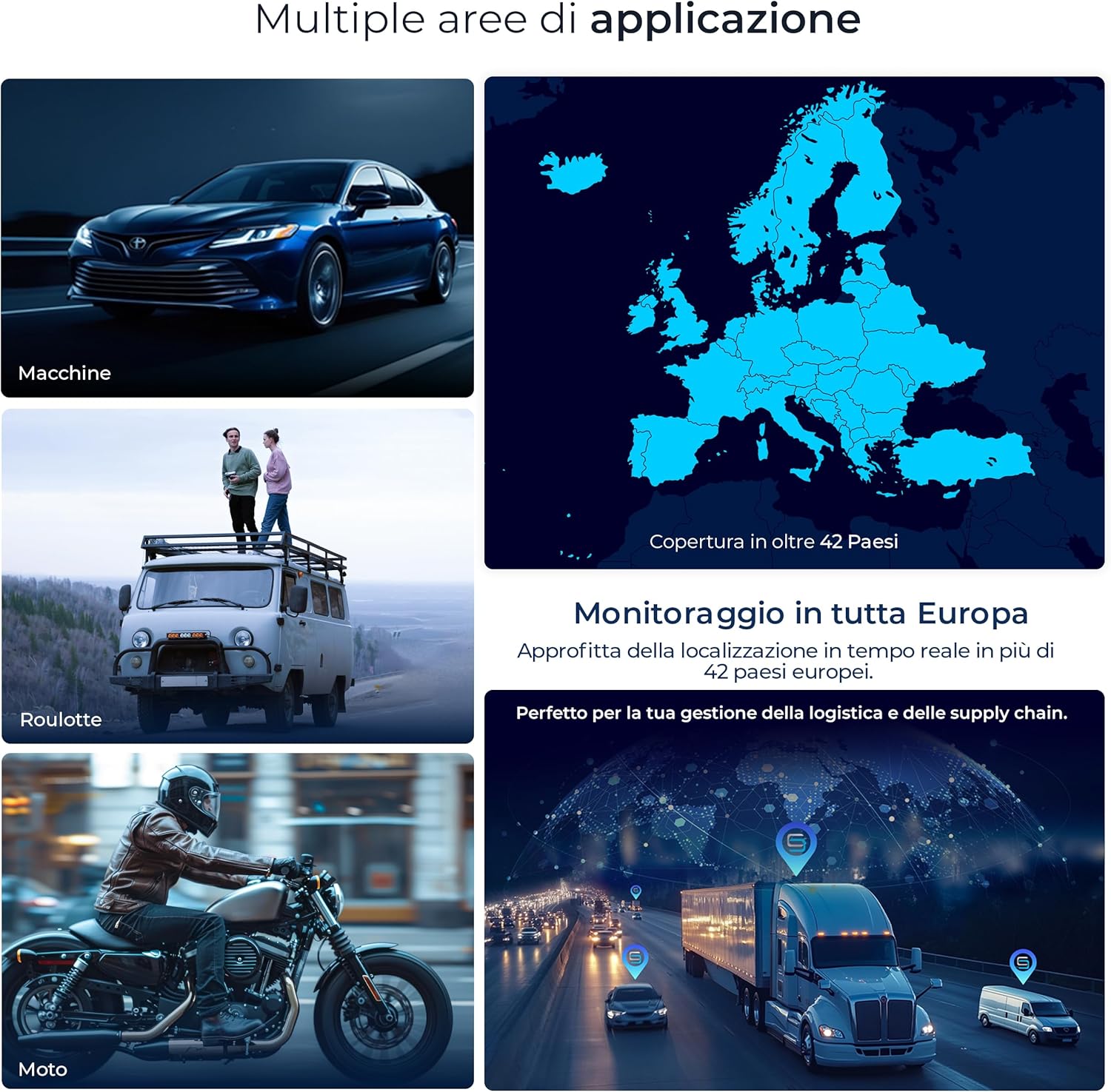 Salind 01 4G GPS Tracker per Auto con Allarmi Multipli - immagine 2