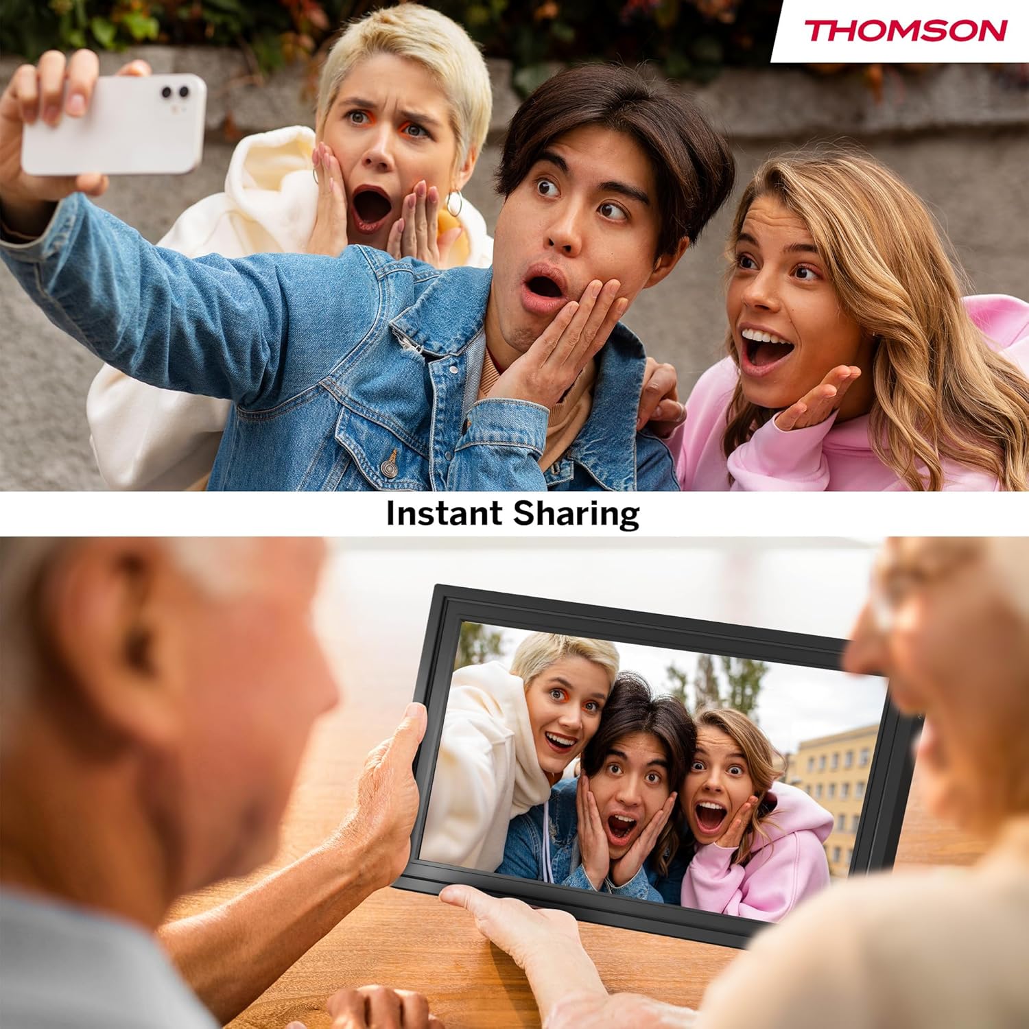 Thomson Cornice Digitale 15 Pollici Full HD Nera - immagine 10