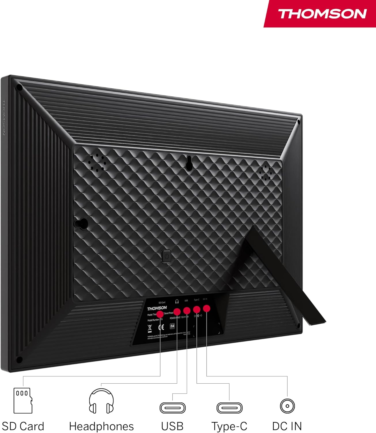 Thomson Cornice Digitale 15 Pollici Full HD Nera - immagine 4