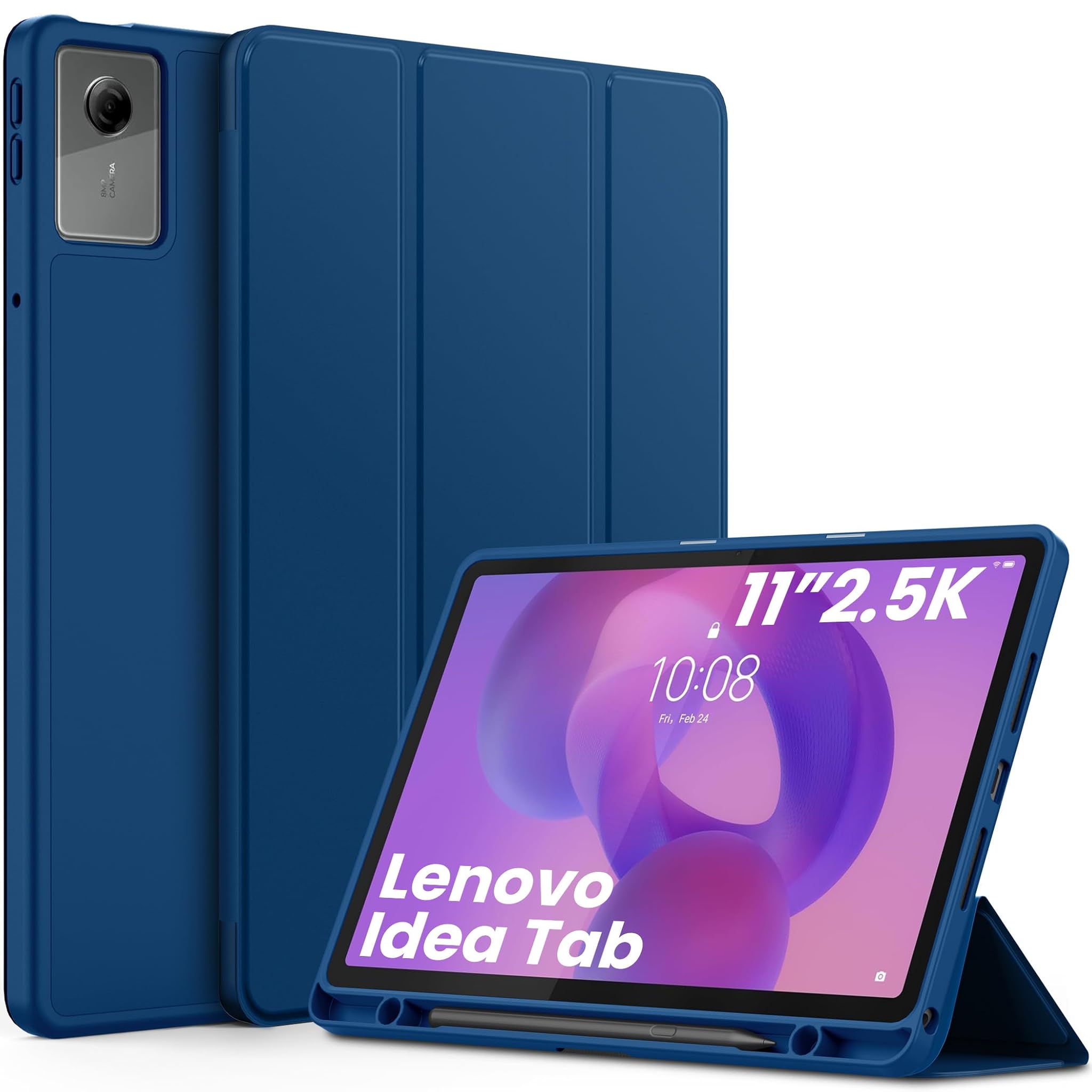 Easyacc Custodia per Lenovo Idea Tab 11 Pollici, Blu marino