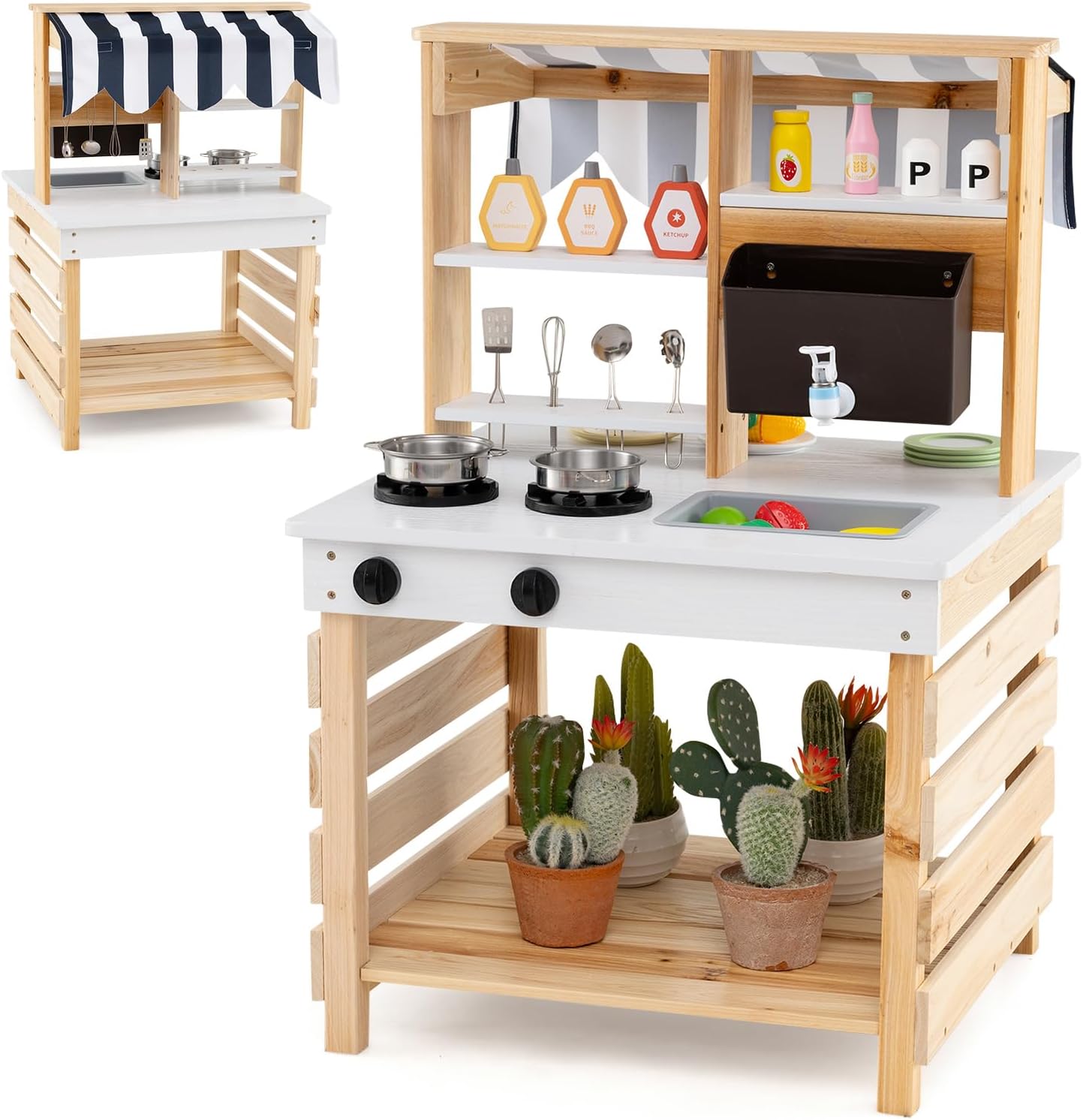 Fantask Cucina per Bambini in Legno di Abete - immagine 1