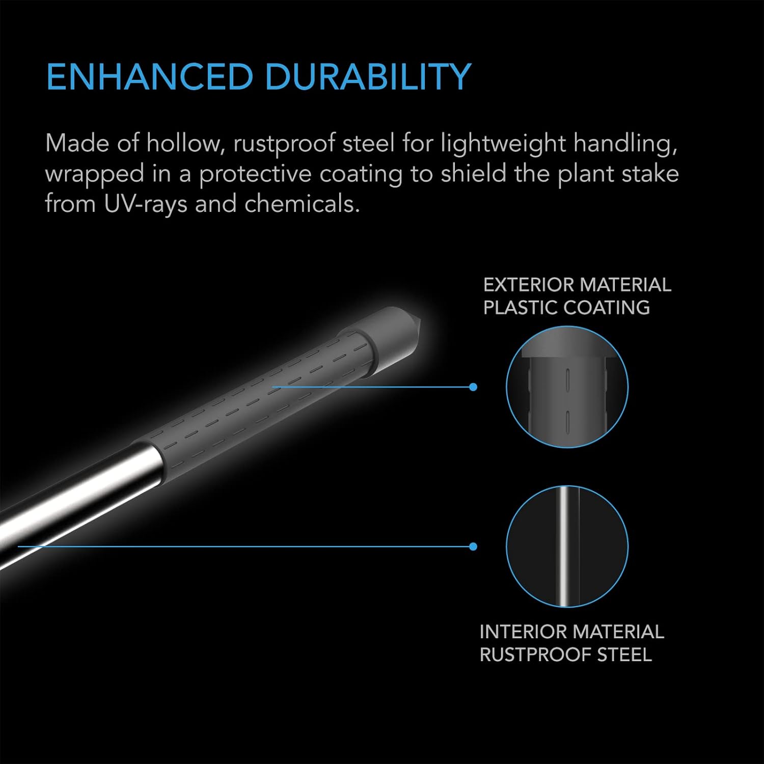 Ac Infinity Pali per Piante da Giardino 152,4 cm - immagine 3