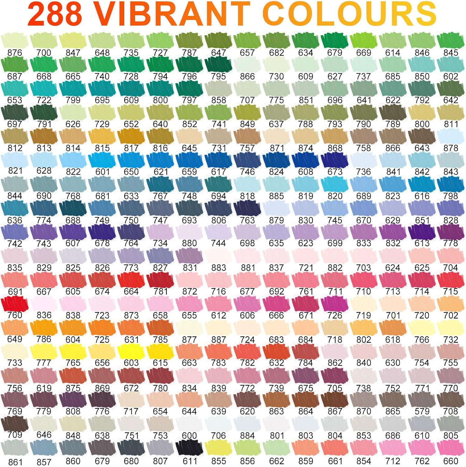 Laconile Set 288 Pennarelli Acrilici Brush Pen - immagine 2