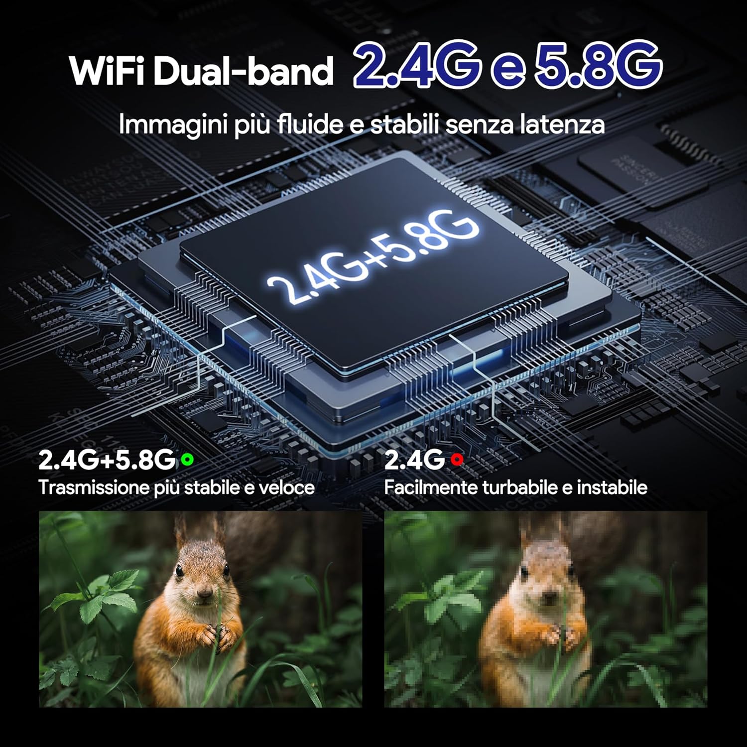 Aceele HDMI Wireless Trasmettitore e Ricevitore Full HD 1080P - immagine 6