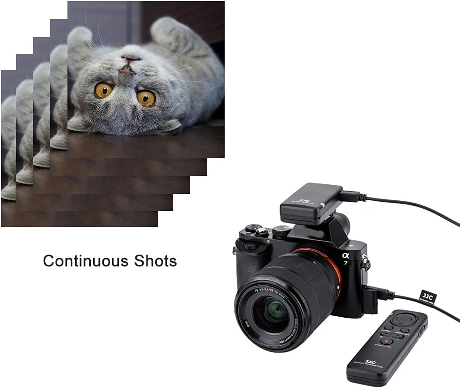 Jjc - Telecomando Wireless per Sony Z-V1 A1 A7RIVA - immagine 4