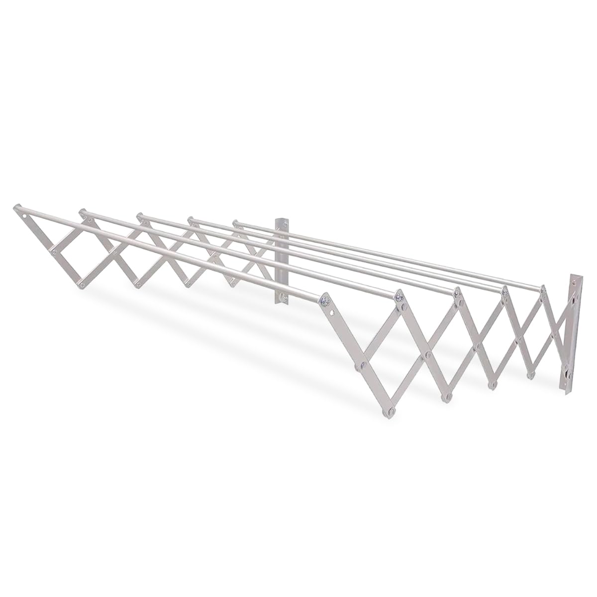 Amig Stendibiancheria Estensibile da Parete, Alluminio