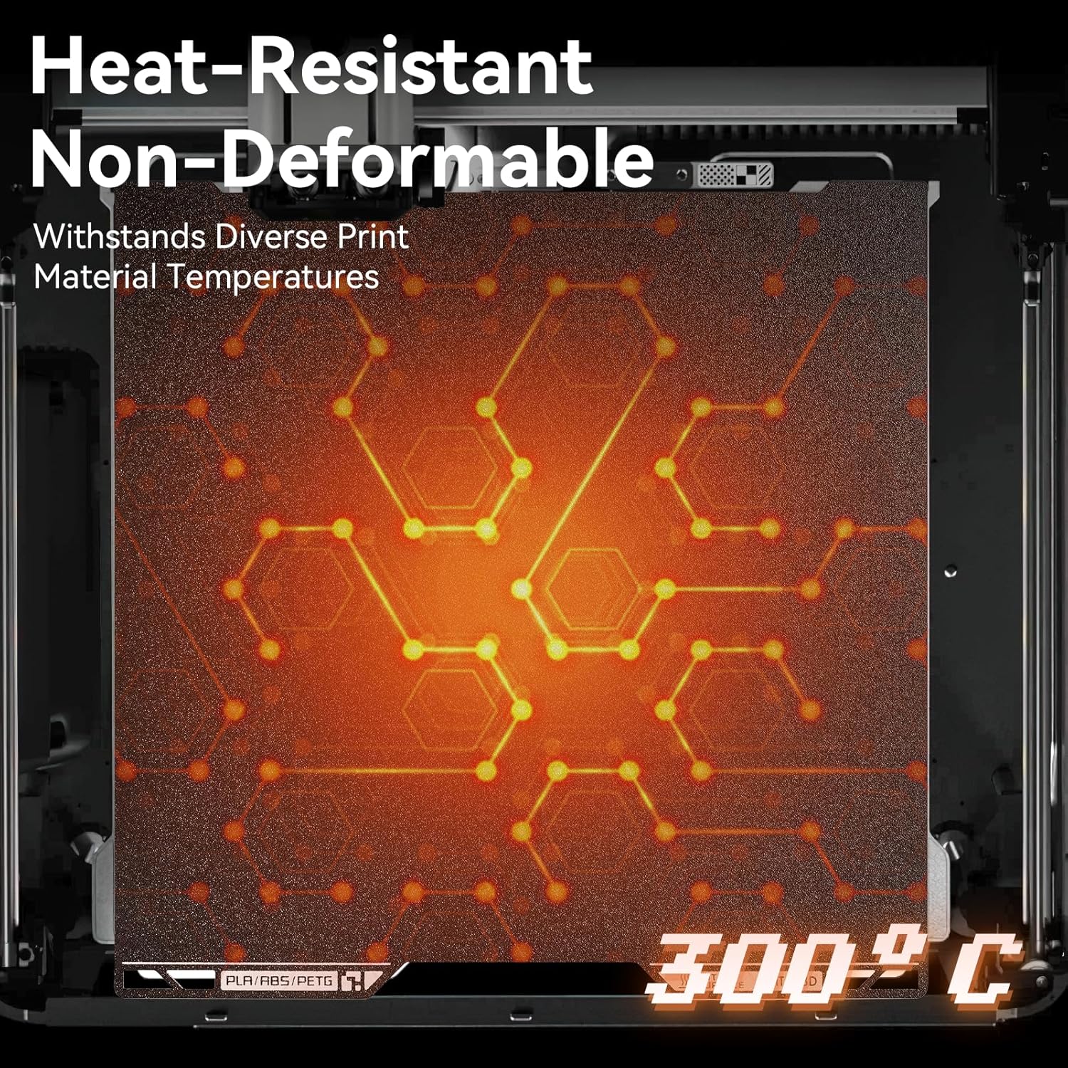 H2D PEI Build Plate 355x346mm Double Sided Textured - immagine 7