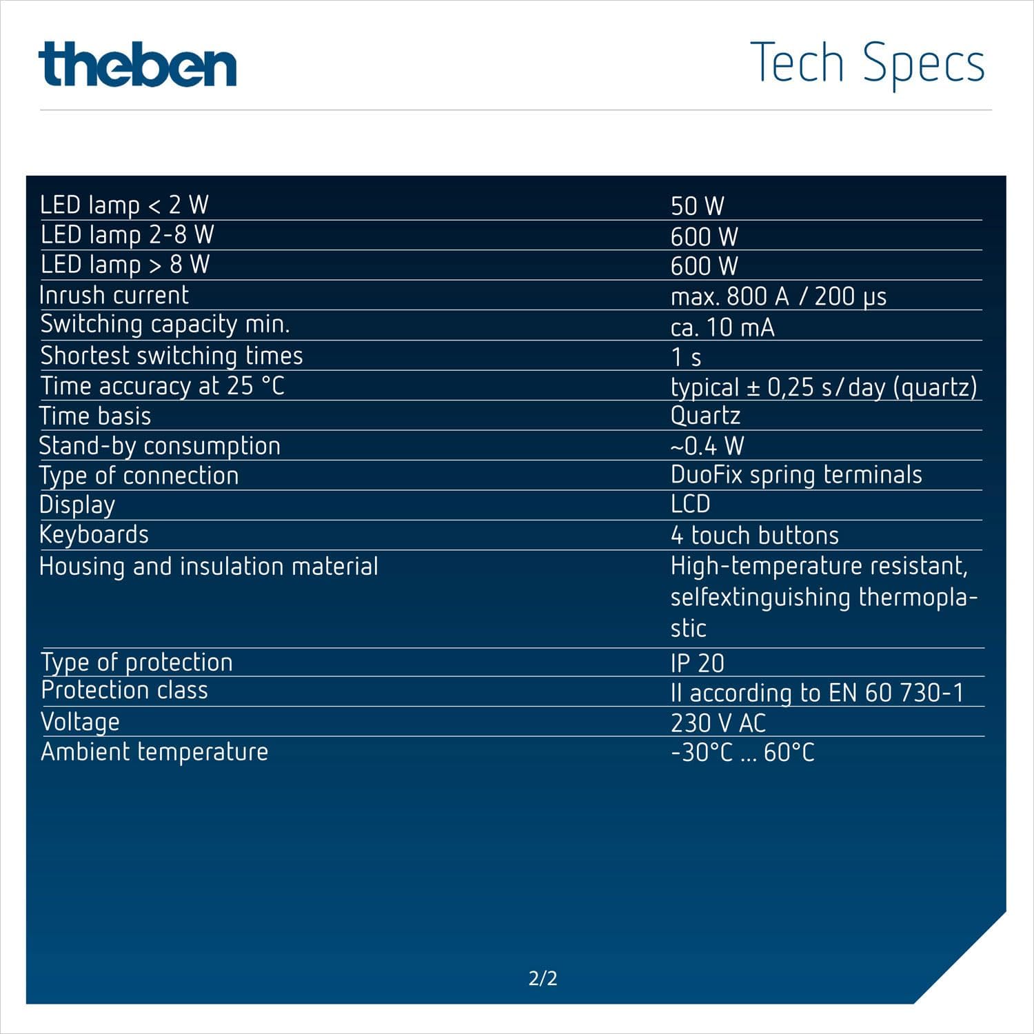 Theben 6110130 TR 611 top3 - Timer Digitale 1 Canale - immagine 5