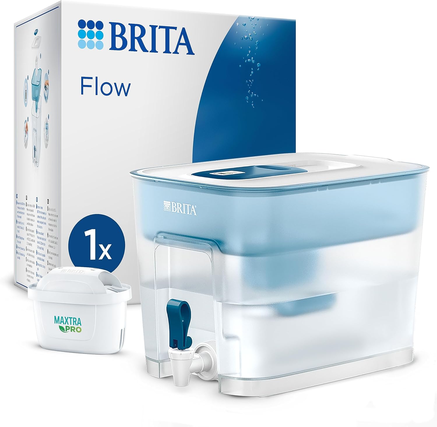 Brita Sistema Filtrante XXL Flow 8.2L con MAXTRA PRO - immagine 1