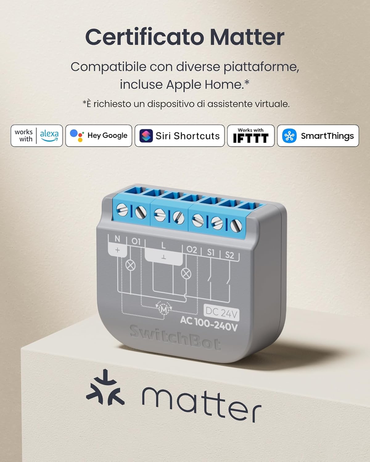 Switchbot Interruttore WiFi 2PM 16A - immagine 3