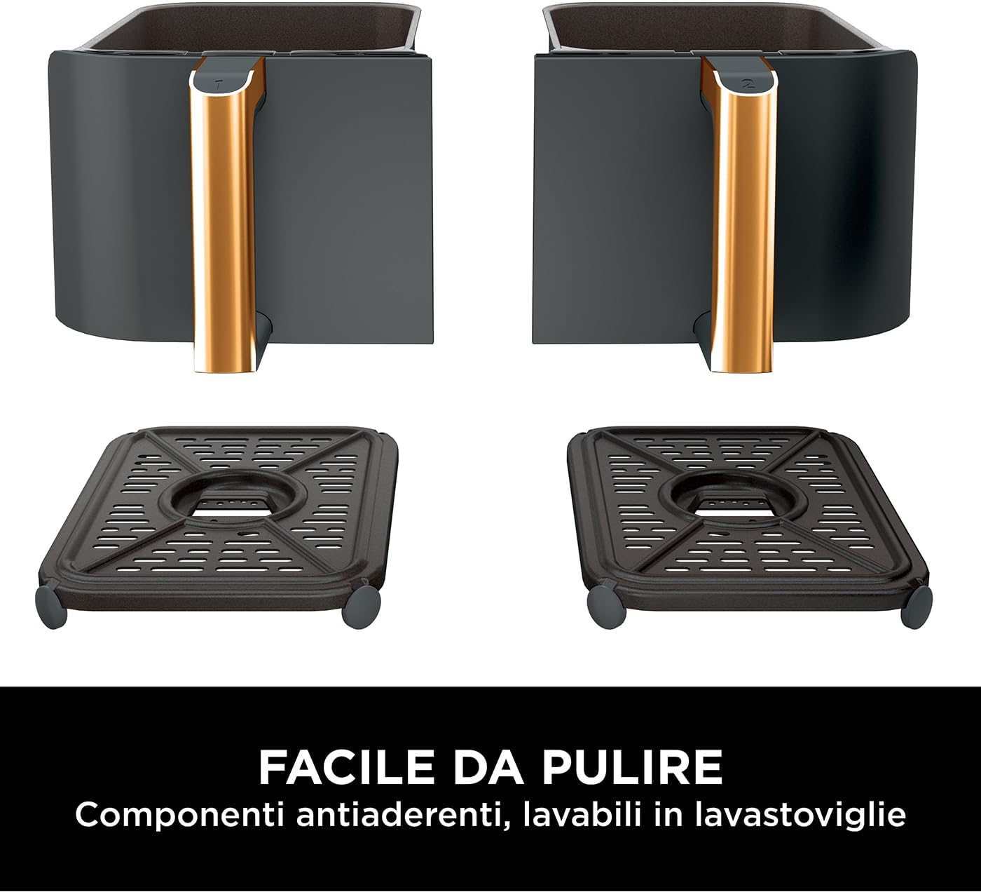 Ninja Foodi Max Dual Zone Friggitrice ad Aria 9.5L - immagine 2