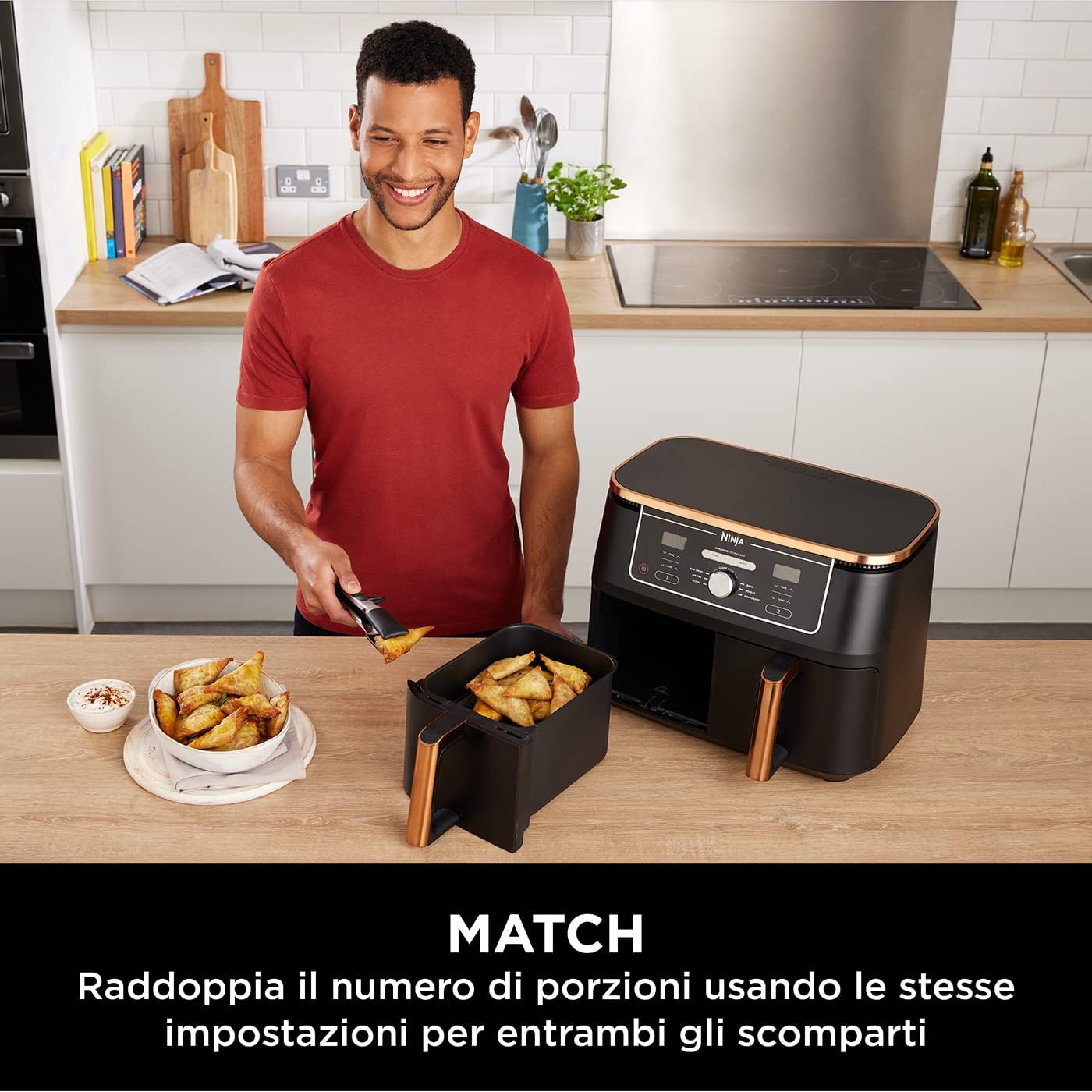 Ninja Foodi Max Dual Zone Friggitrice ad Aria 9.5L - immagine 6