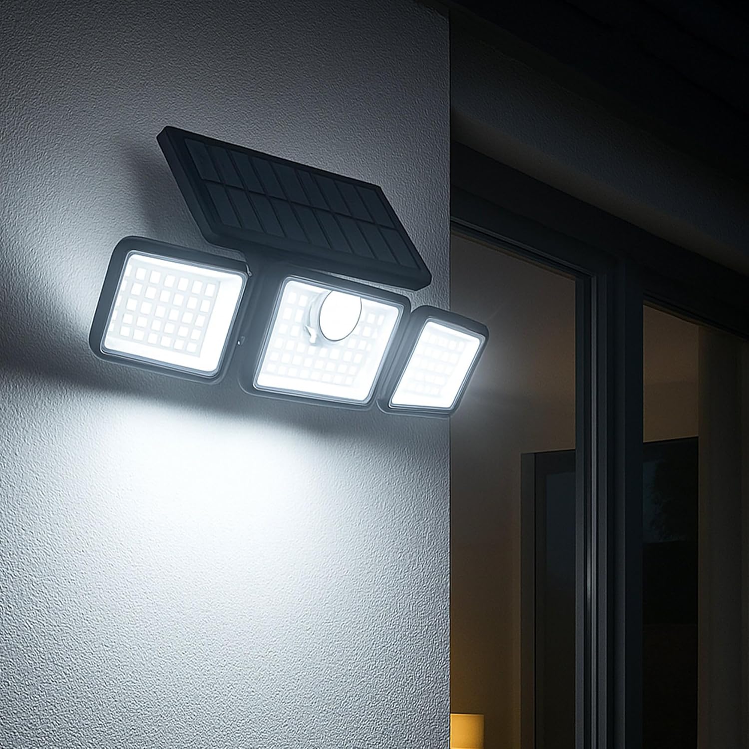 GLEAMAX Faretti Solari a 3 Teste (Set da 2) - immagine 2