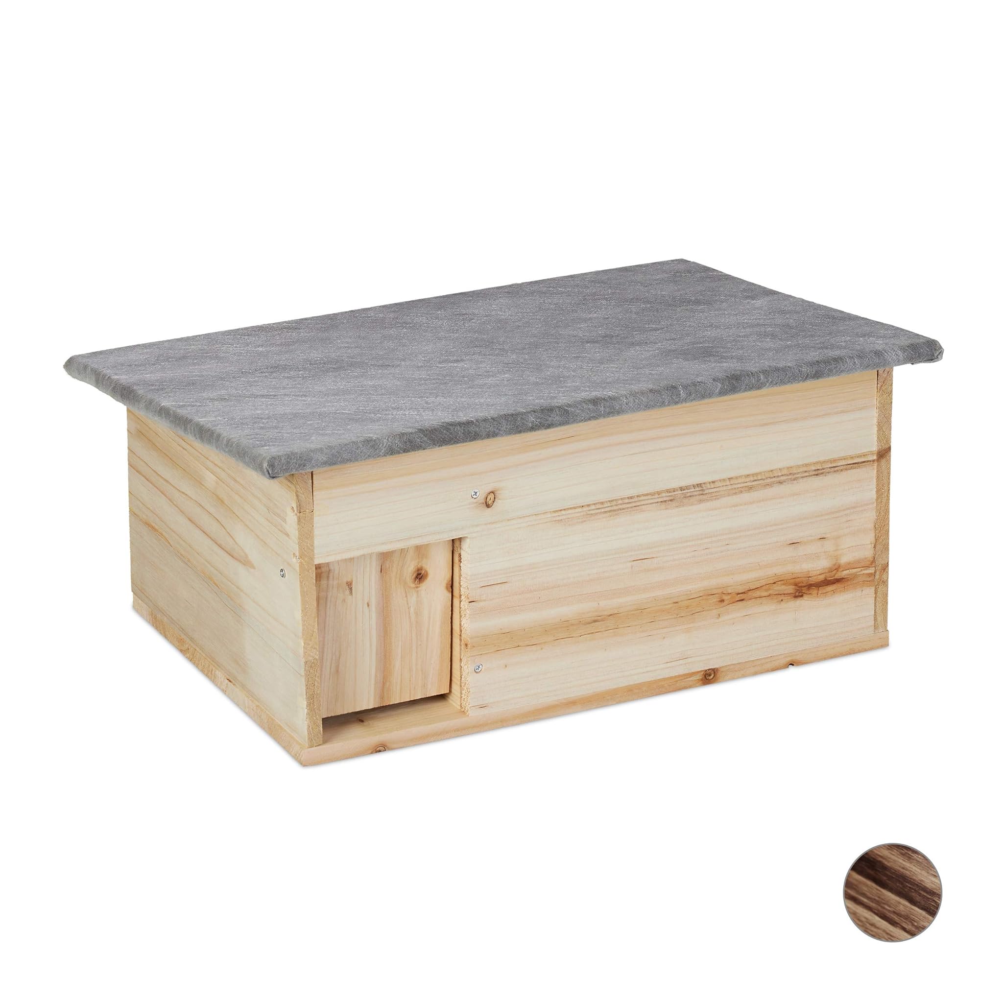 Relaxdays Casetta per Ricci in Legno