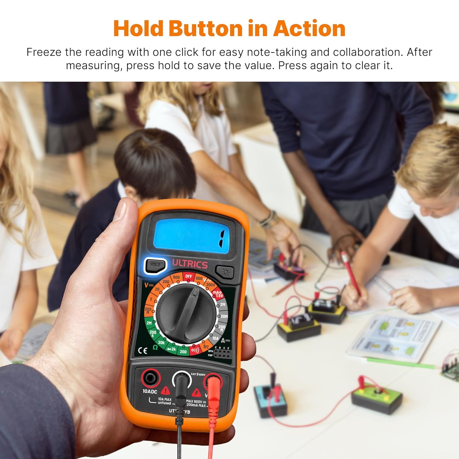 Ultrics Multimetro Digitale Professionale Portatile - immagine 3