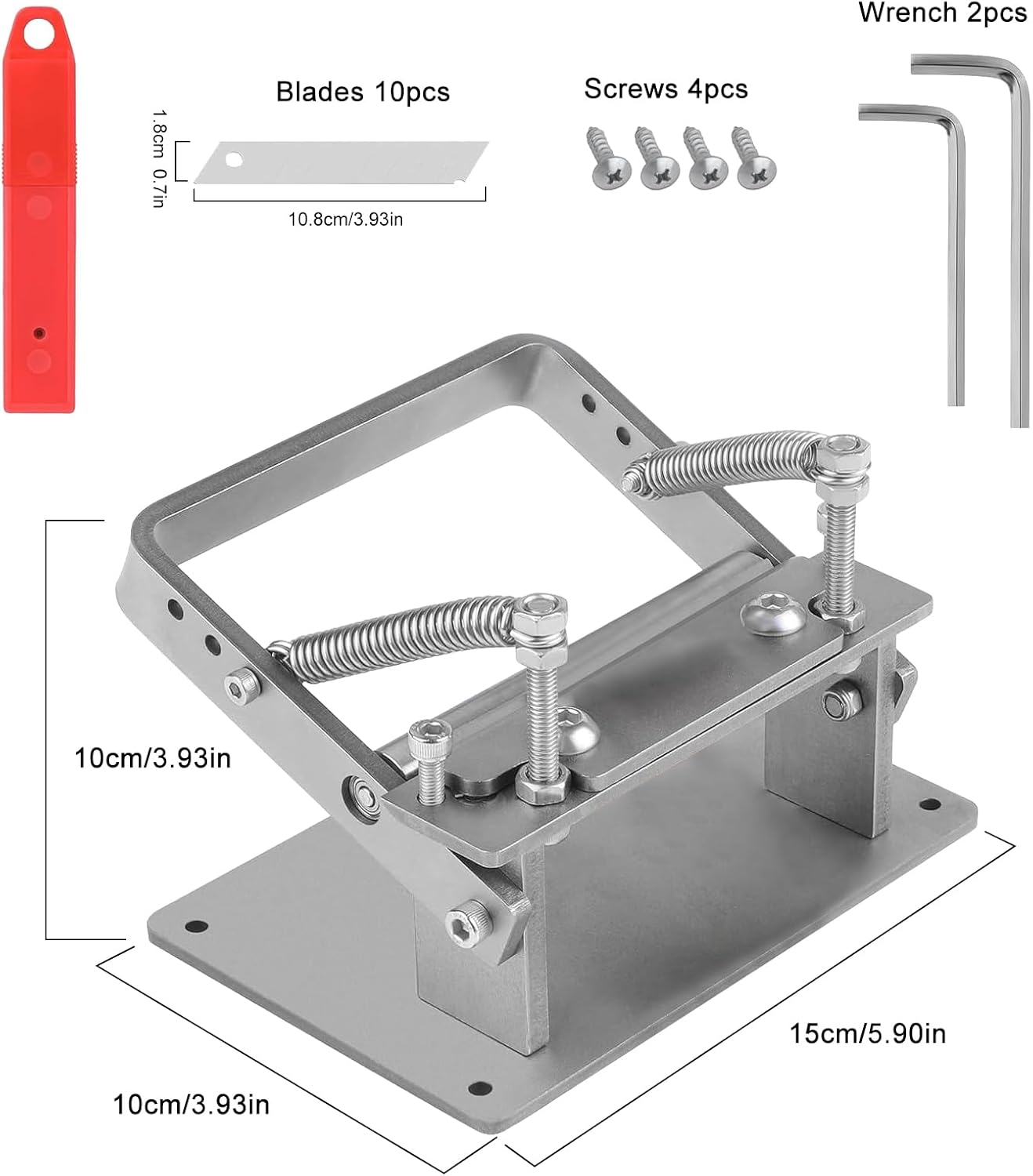 Macchina Manuale per Smussare e Tagliare la Pelle - immagine 2