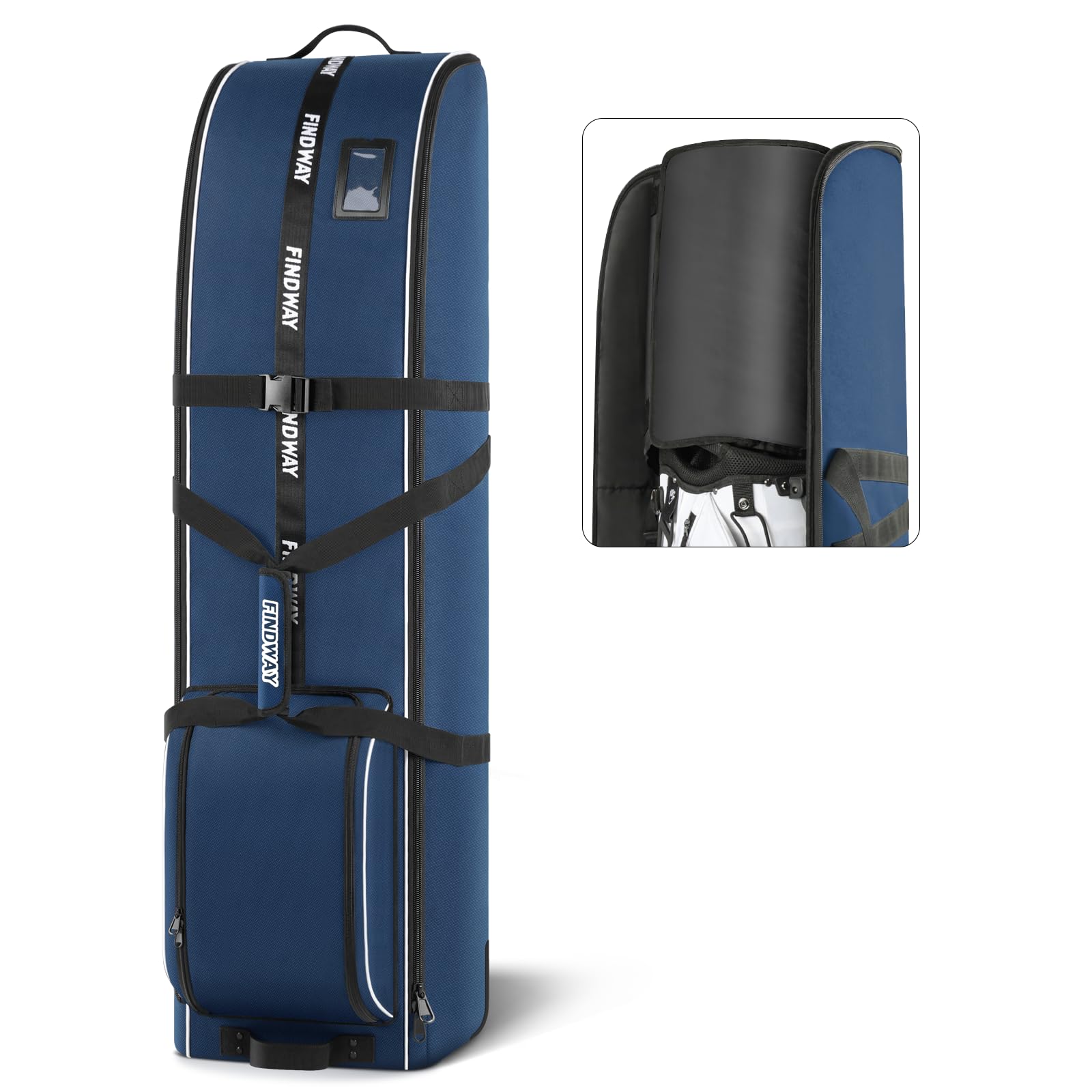 Findway Custodia da Viaggio da Golf con Ruote