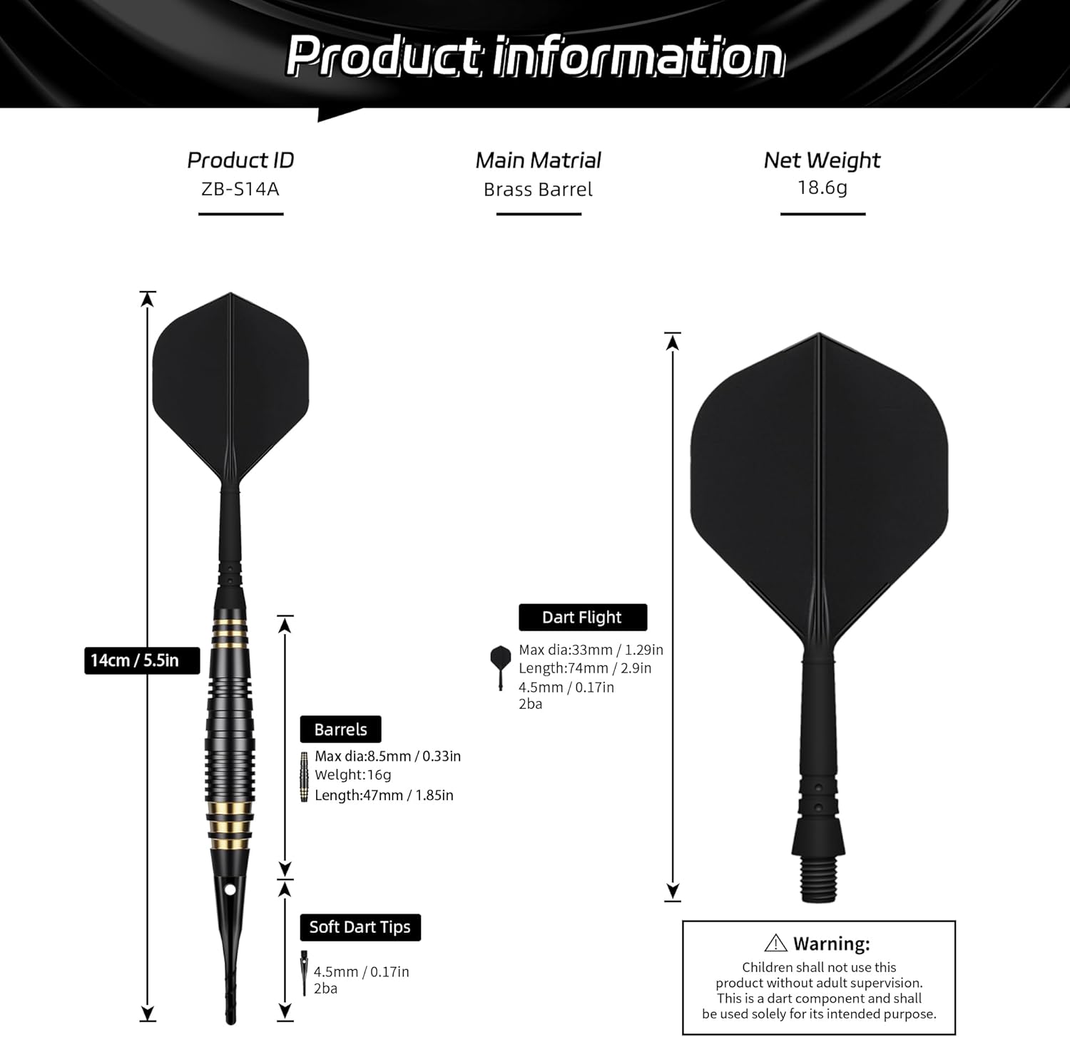 CyeeLife Freccette Professionali Punta Plastica - immagine 2