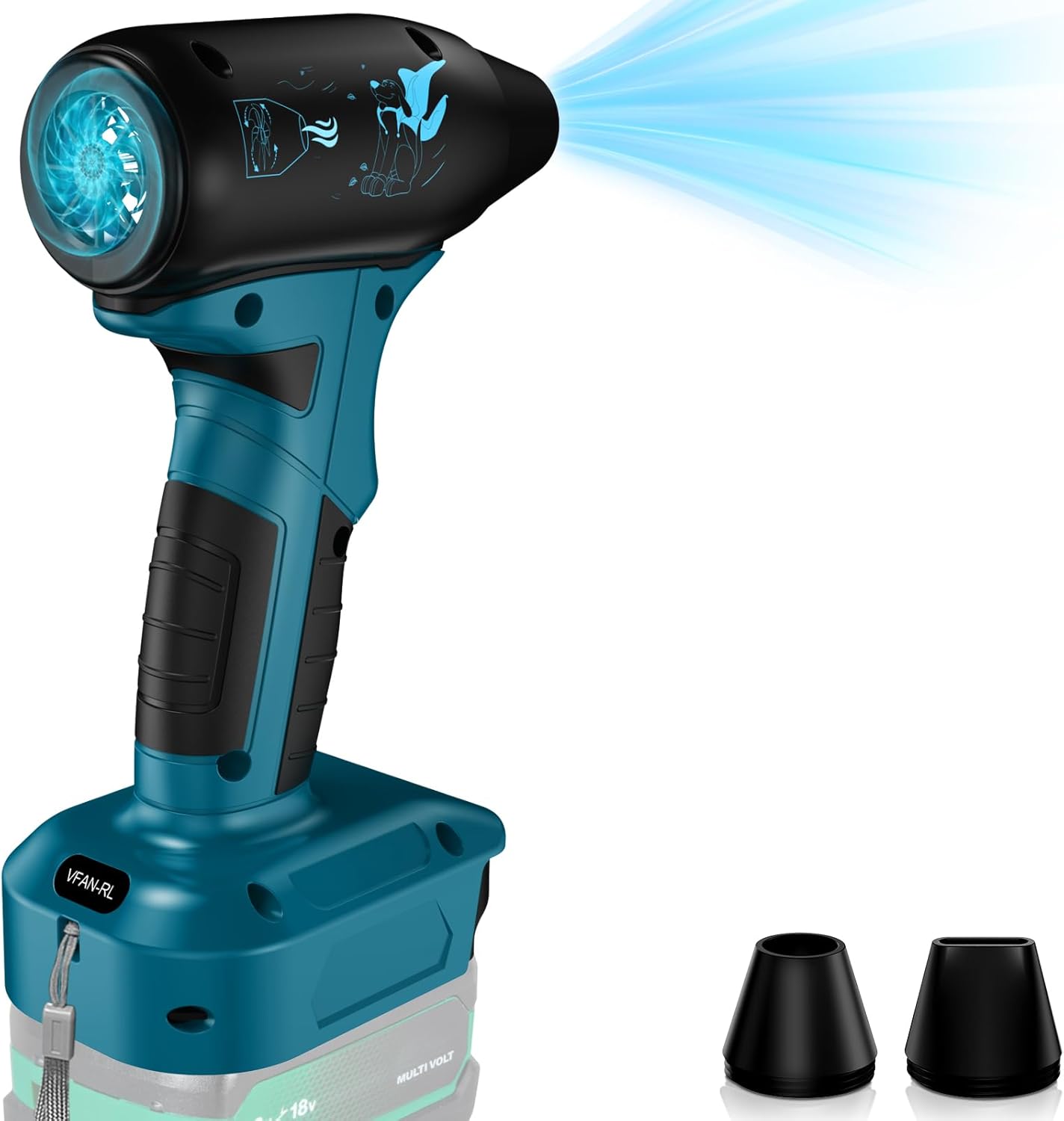 Ventola a Getto d'Aria Compatibile Bosch GPA 18V