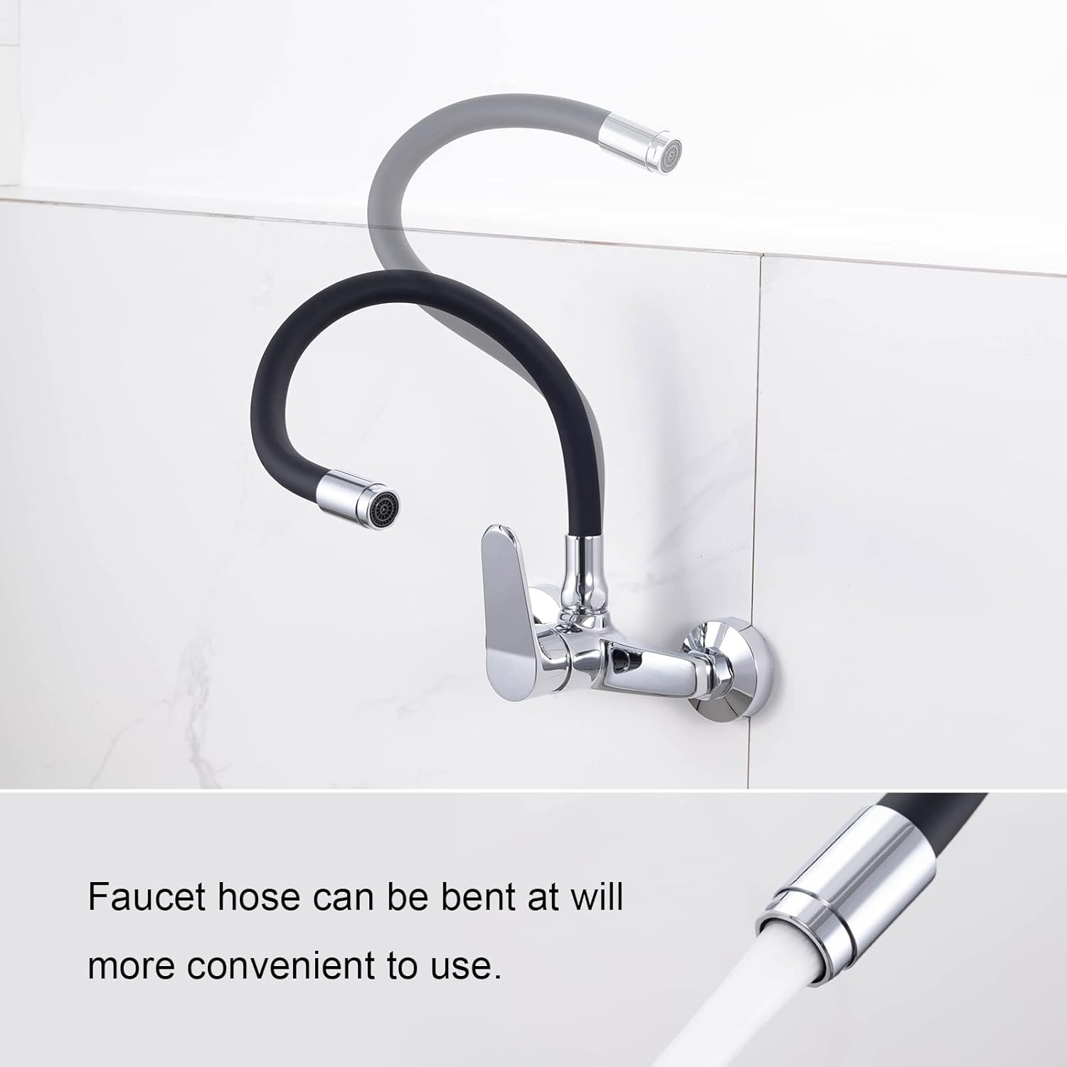 Ibergrif M16559-2 - Miscelatore Lavello Cucina a Parete - immagine 5