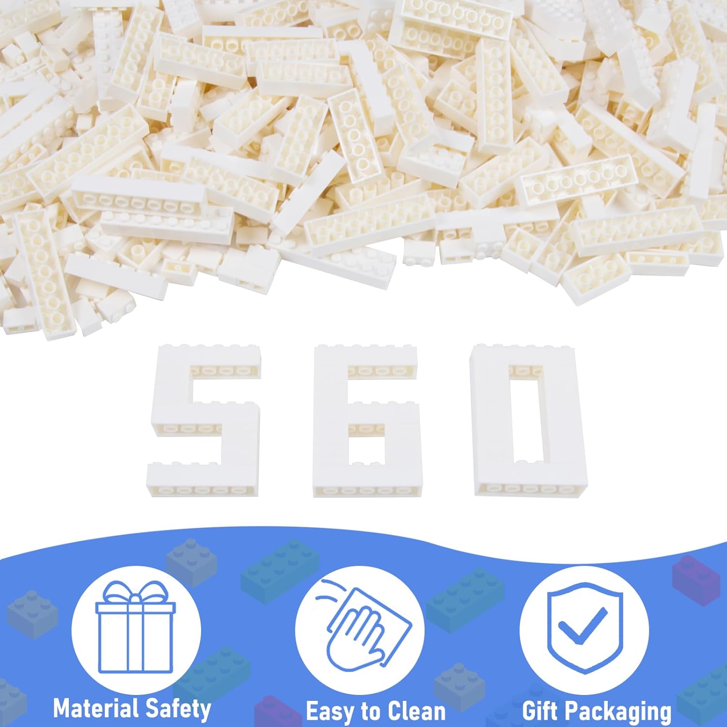 Cabeeskii Set 560 Mattoncini Classici da Costruzione - immagine 5