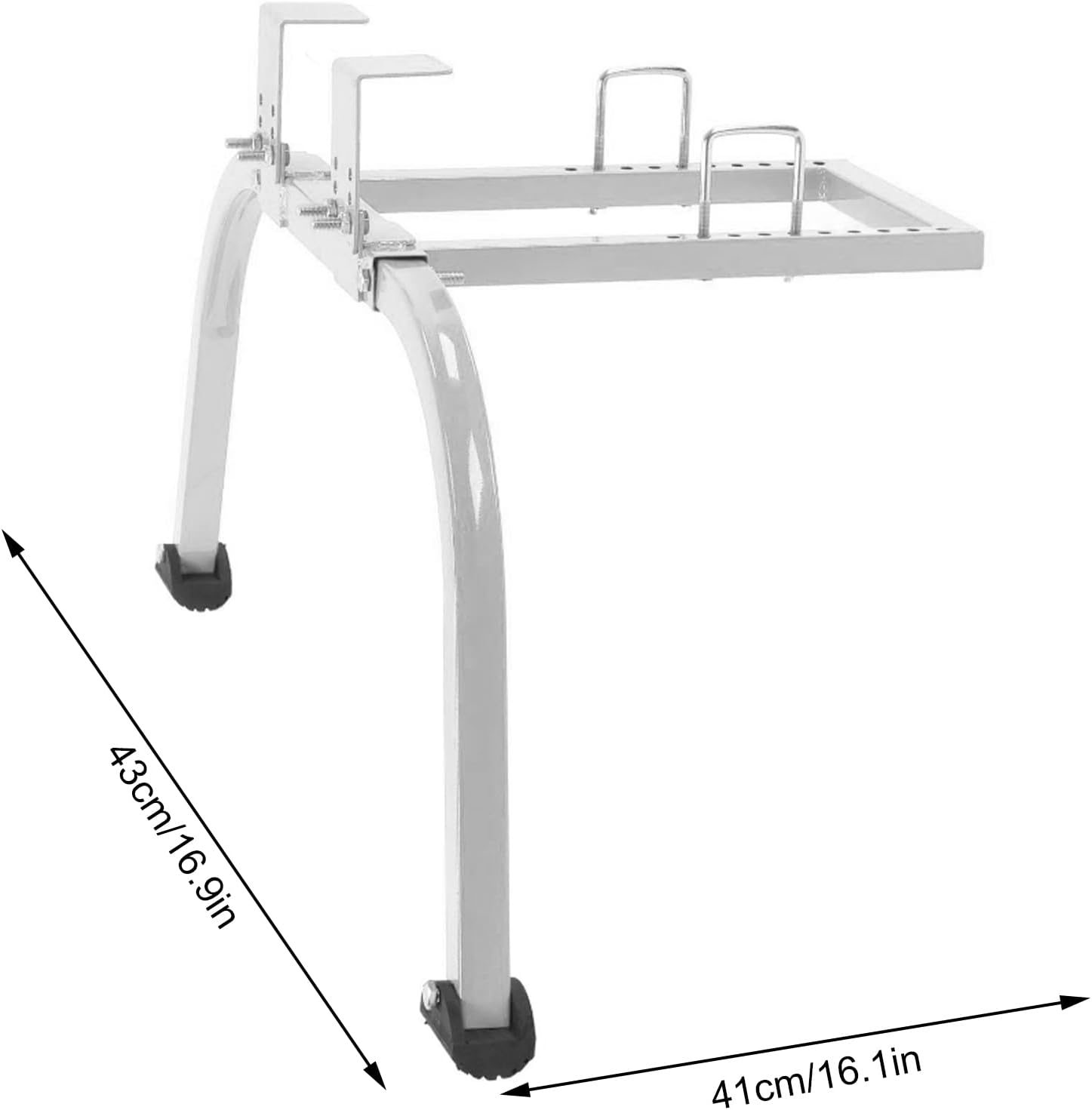 Scaletta Stabilizzatore Distanziatore per Scala, Grigio-Argento - immagine 3