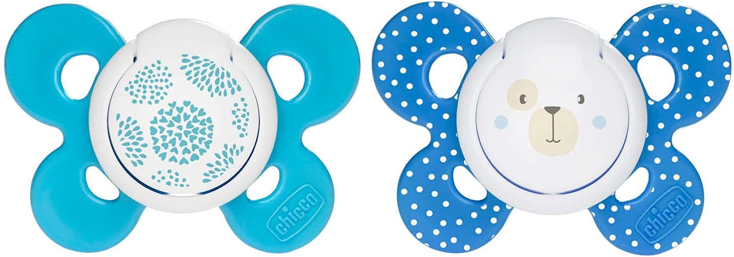 Chicco PhysioForma Succhietto Comfort 6-16 Mesi, Azzurro - immagine 1