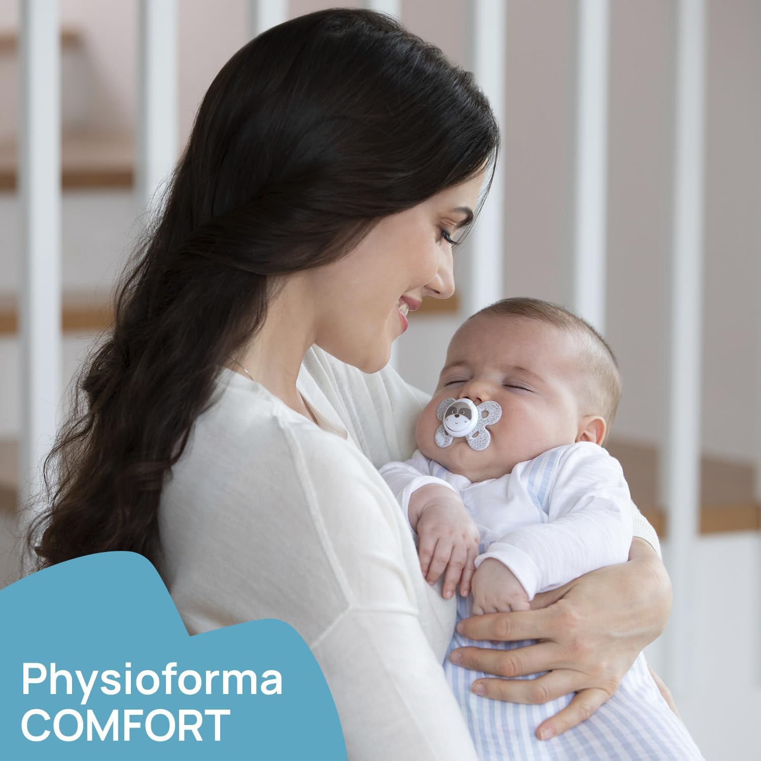 Chicco PhysioForma Succhietto Comfort 6-16 Mesi, Azzurro - immagine 2