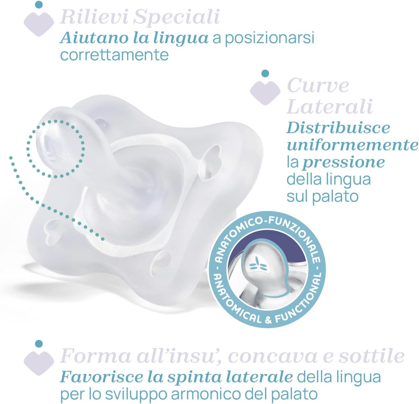 Chicco PhysioForma Succhietto Comfort 6-16 Mesi, Azzurro - immagine 5