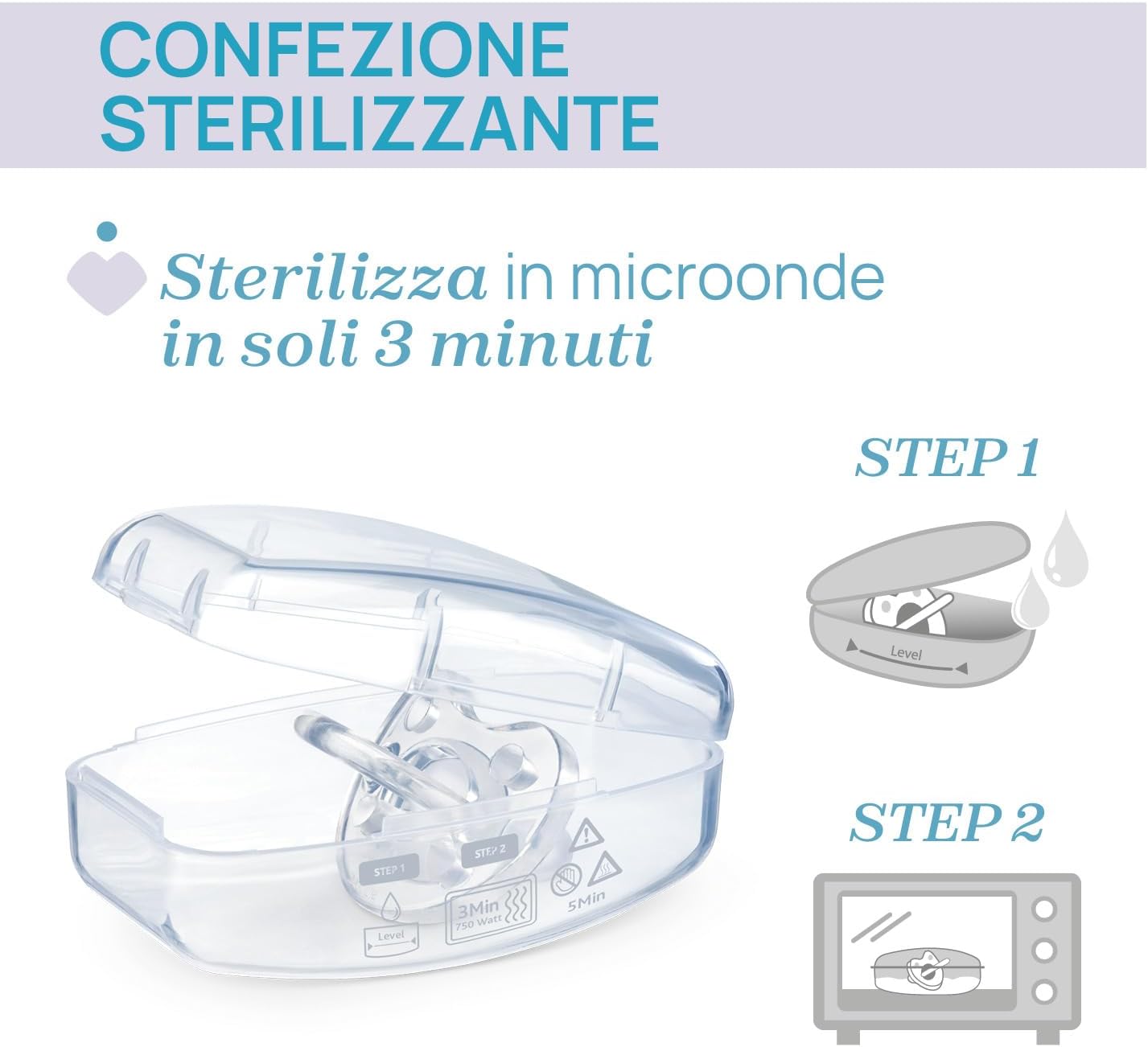 Chicco PhysioForma Succhietto Comfort 6-16 Mesi, Azzurro - immagine 7