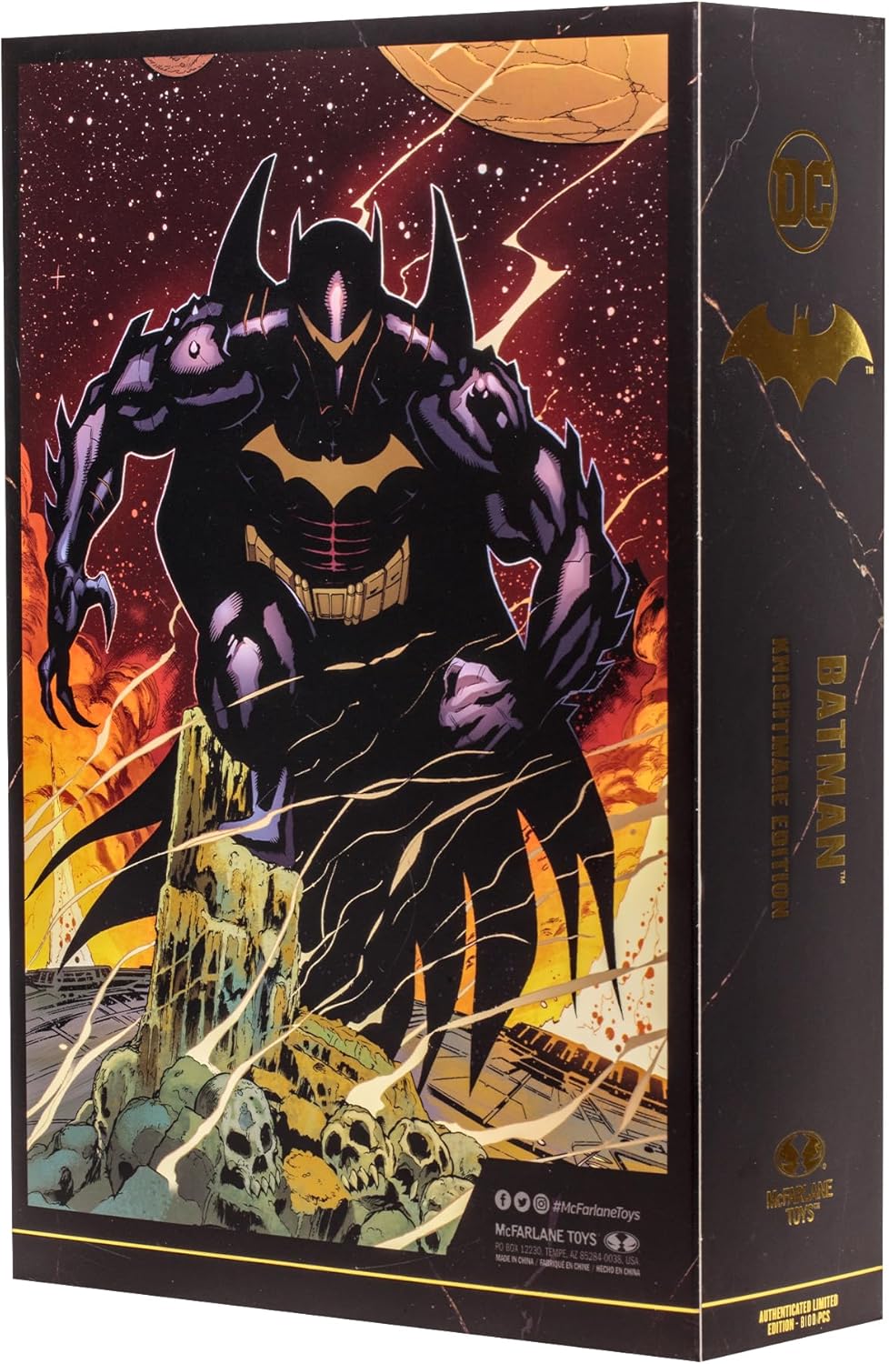 McFarlane DC Multiverse - Statuetta Batman (Hellbat) 18 cm - immagine 16