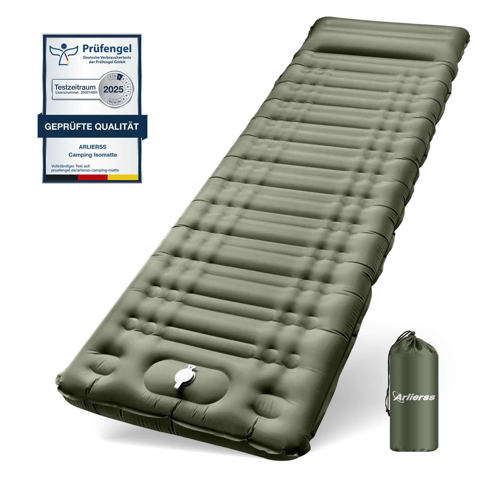 Arlierss Materassino da Campeggio Gonfiabile 12cm