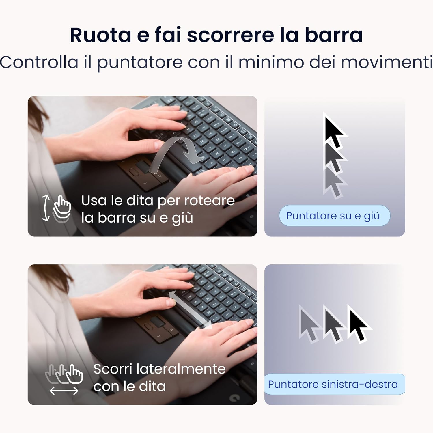 Contour RollerMouse Pro - Mouse Wireless Ergonomico - immagine 3