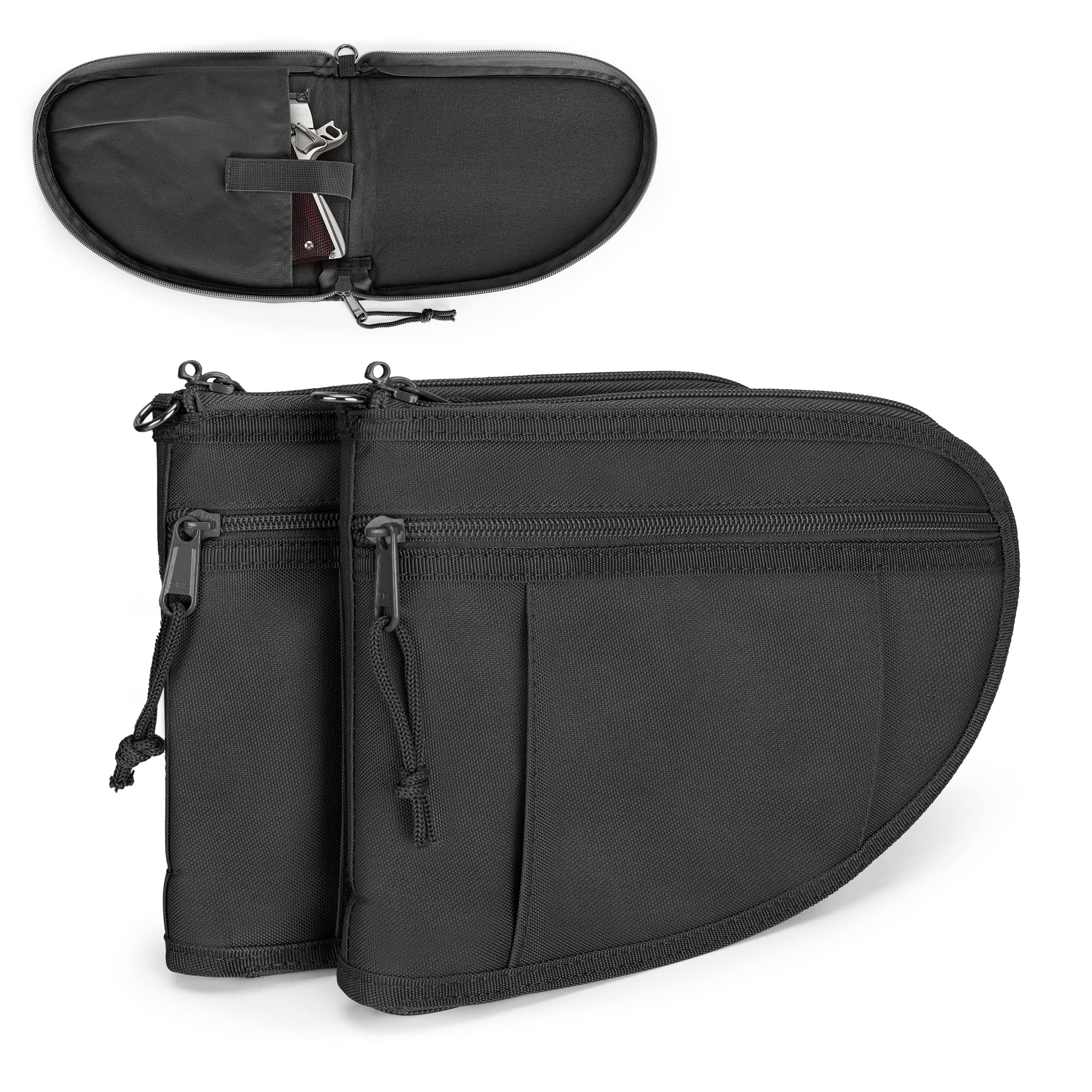 Custodie Imbottite per Pistola con Cerniera Chiudibile