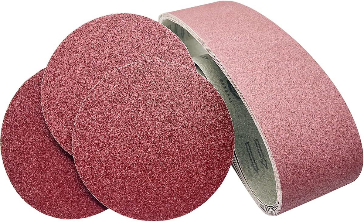 Feihu Set 22 pz Nastri e Dischi Abrasivi per Levigatrice