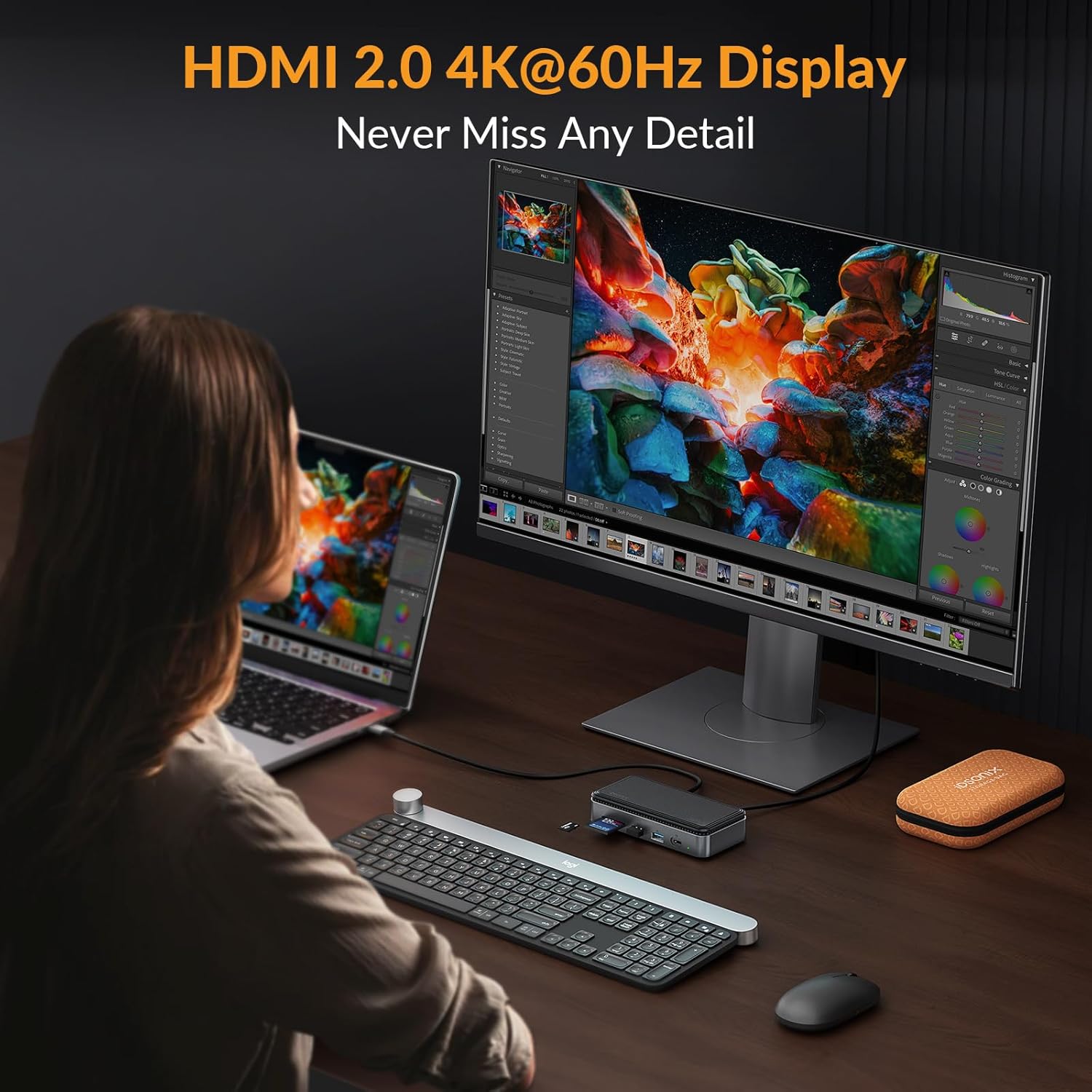 Idsonix Hub USB-C con Case SSD M.2 NVMe/SATA 10 Gbps - immagine 6