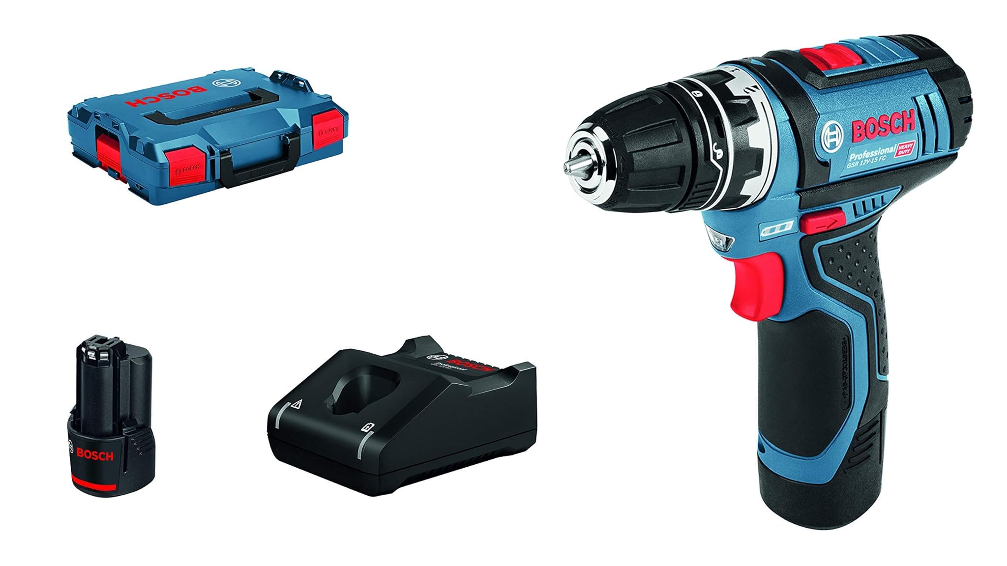 Bosch Professional GSR 12V-15 FC Flexiclick System - Trapano-Avvitatore