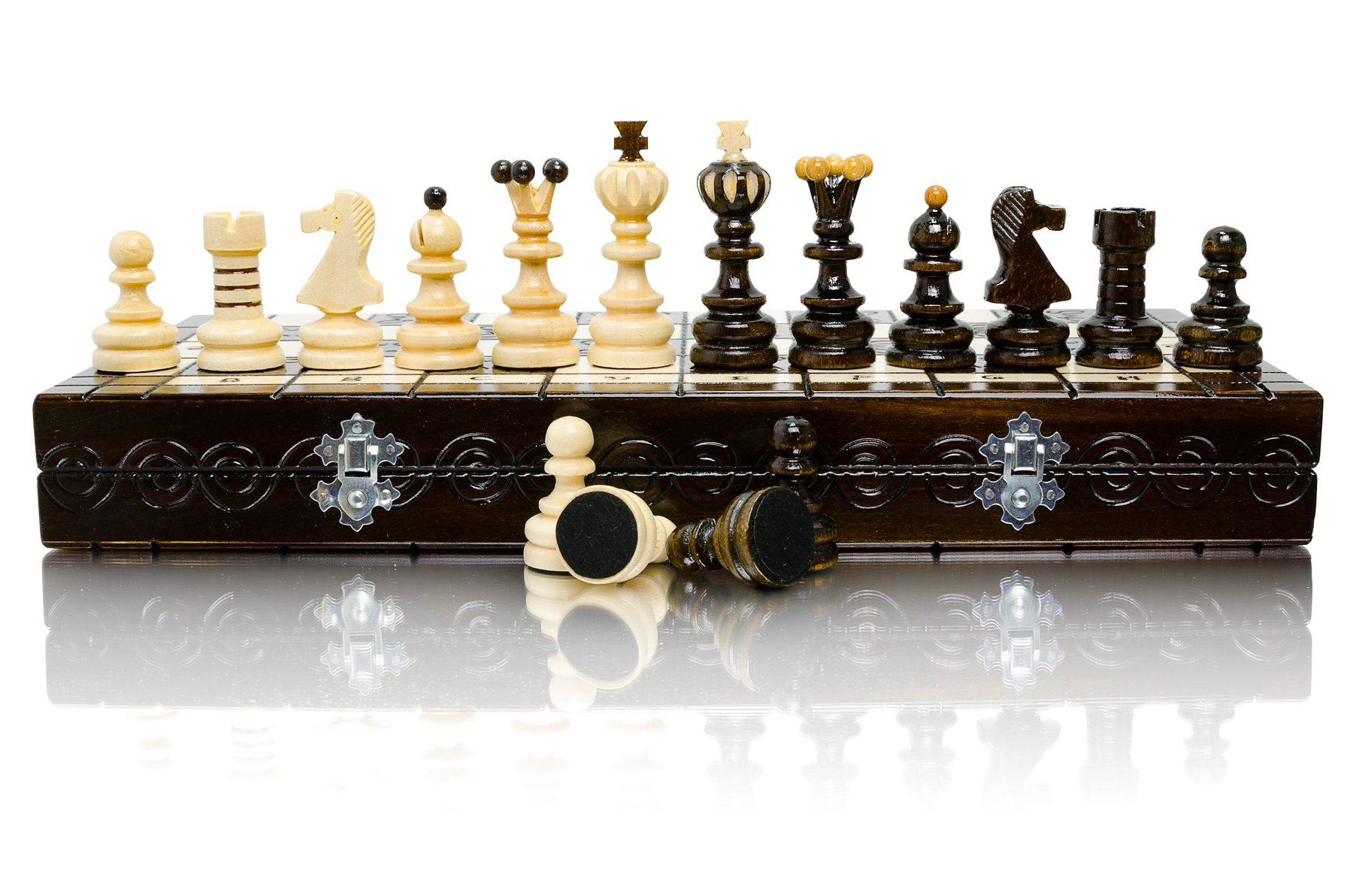 Master Of Chess Scacchiera in Legno “PEARL XL” 42 cm