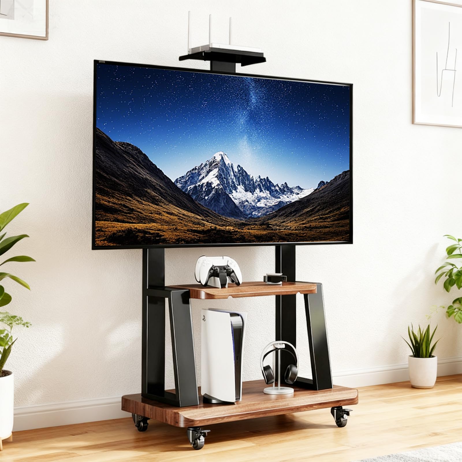 Supporto TV Arrotolabile in Acciaio 32-80 pollici