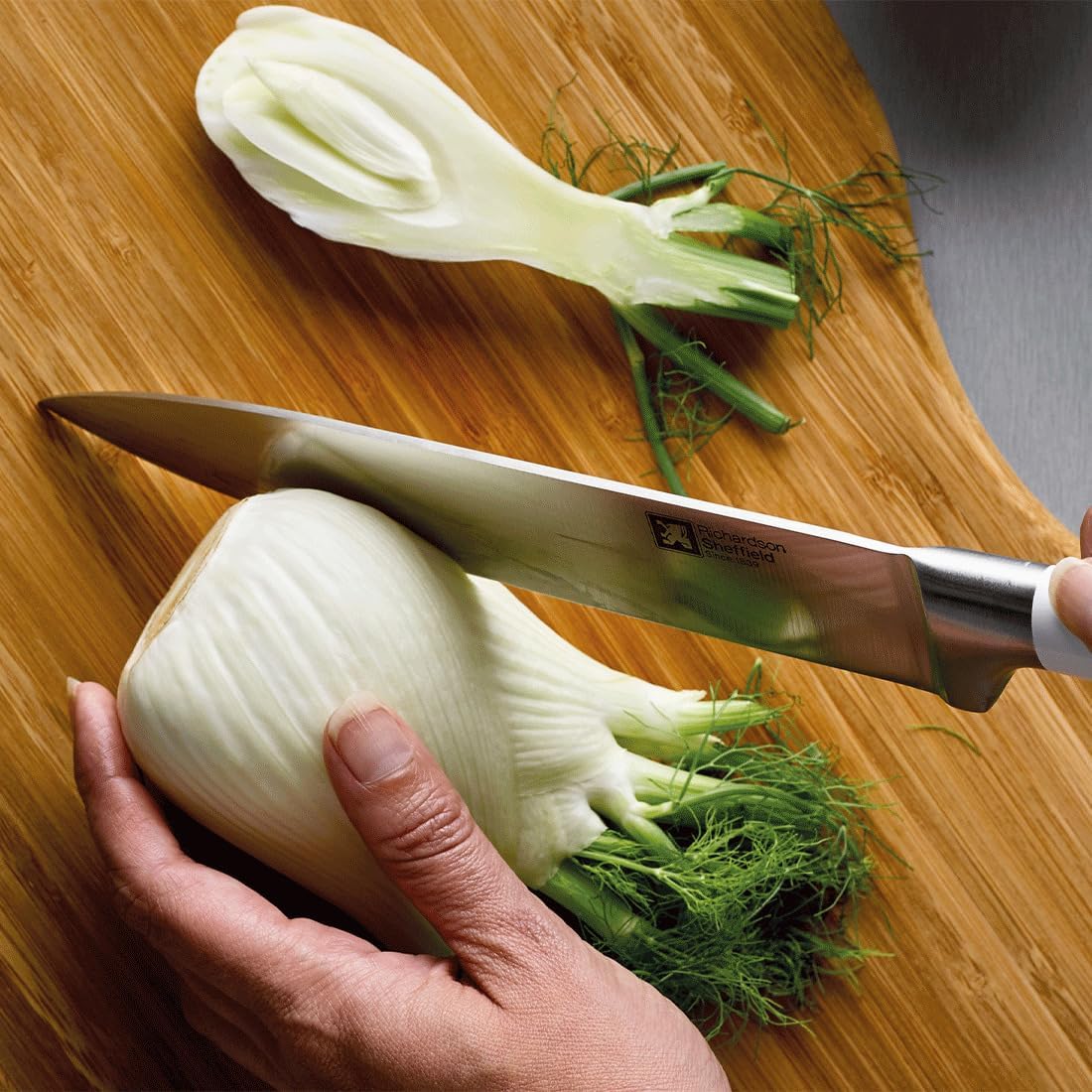 Richardson Sheffield Fusion - Set 5 Coltelli da Cucina, Bianco - immagine 2