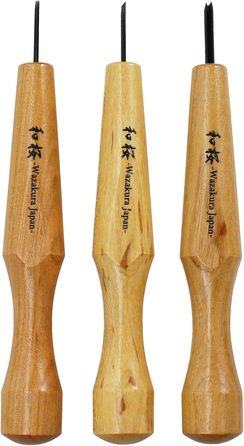 Wazakura Set Strumenti per Jin e Shari Bonsai (3 pezzi) - immagine 1