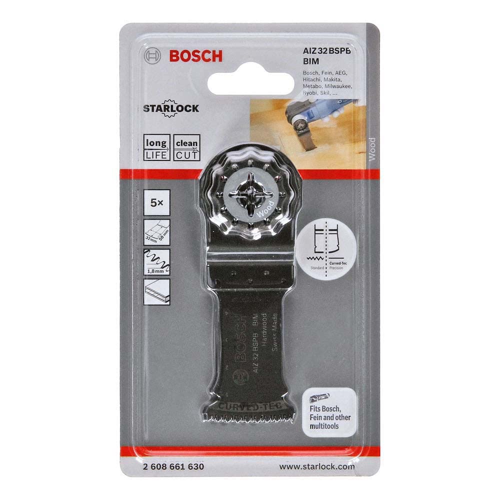 Bosch Professional 5x BIM Lama AIZ 32 BSPB