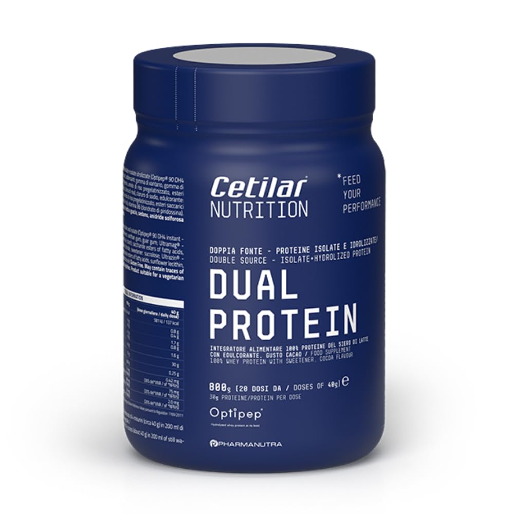 Cetilar Nutrition Dual Protein - Integratore 800gr Cacao