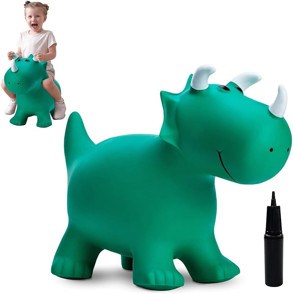 U&c Planet Dinosauro Saltatore Gonfiabile per Bambini - immagine 1