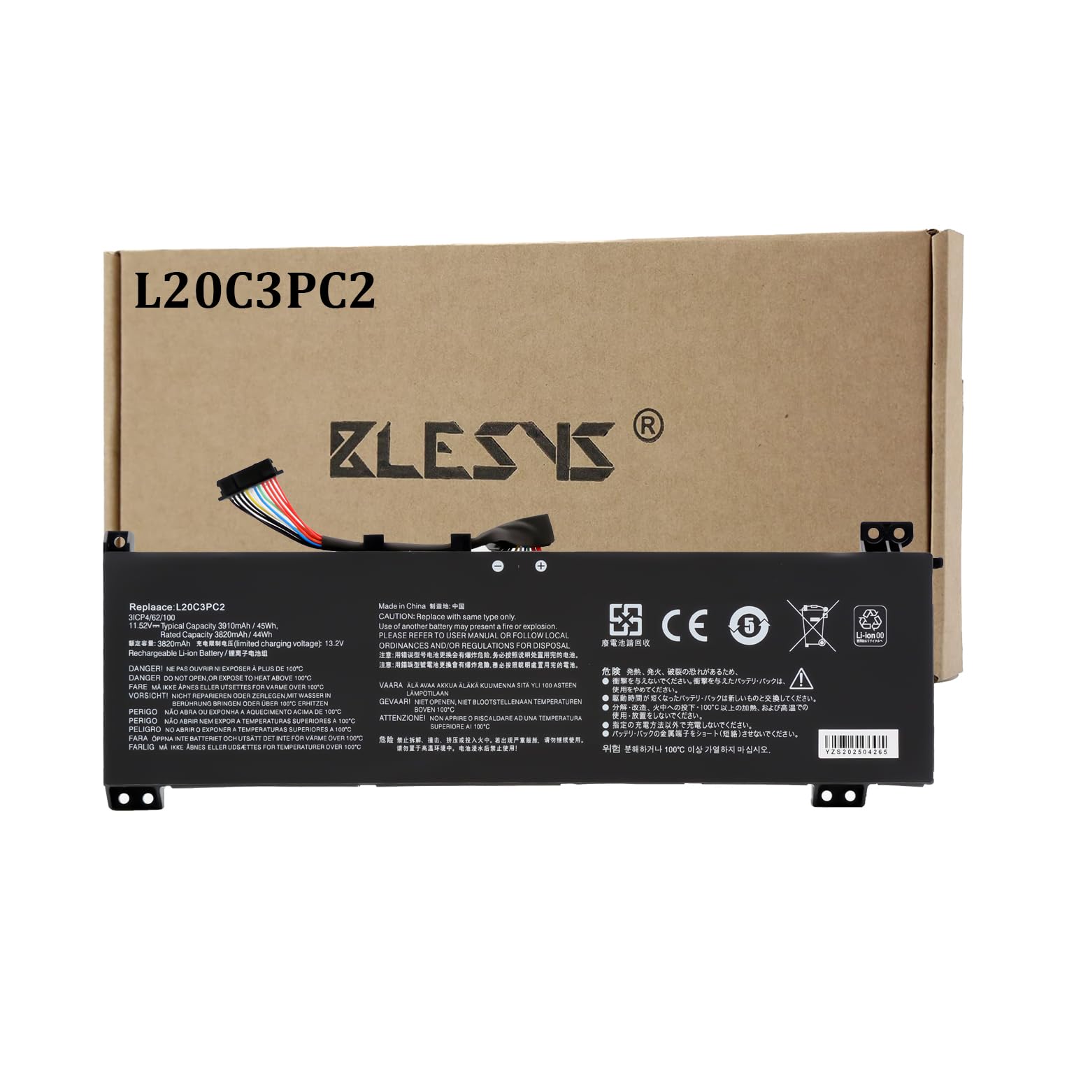 Blesys - Batteria per Lenovo IdeaPad Gaming 3 Series
